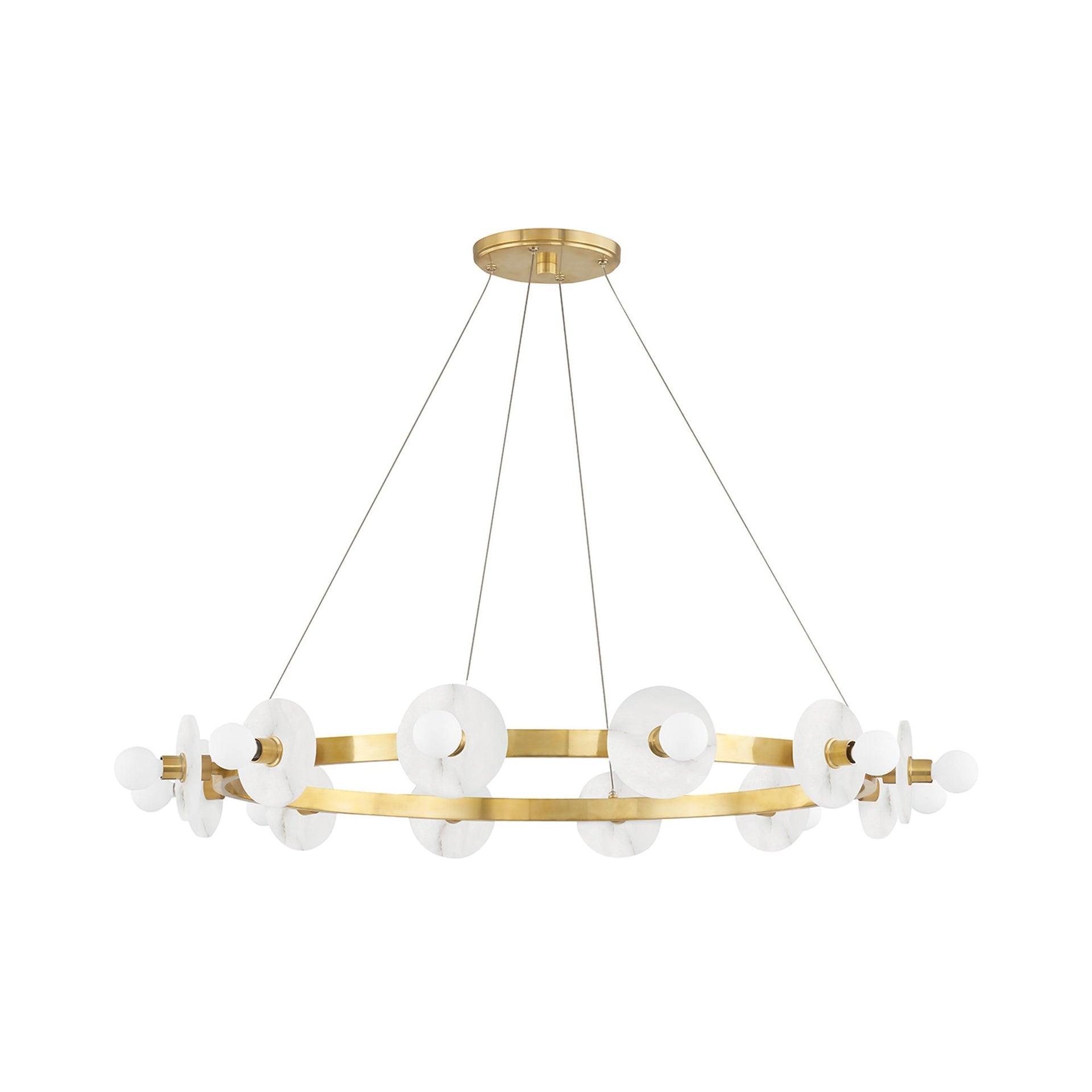 Austen 30 - Light Dimmable Wagon Wheel Chandelier
