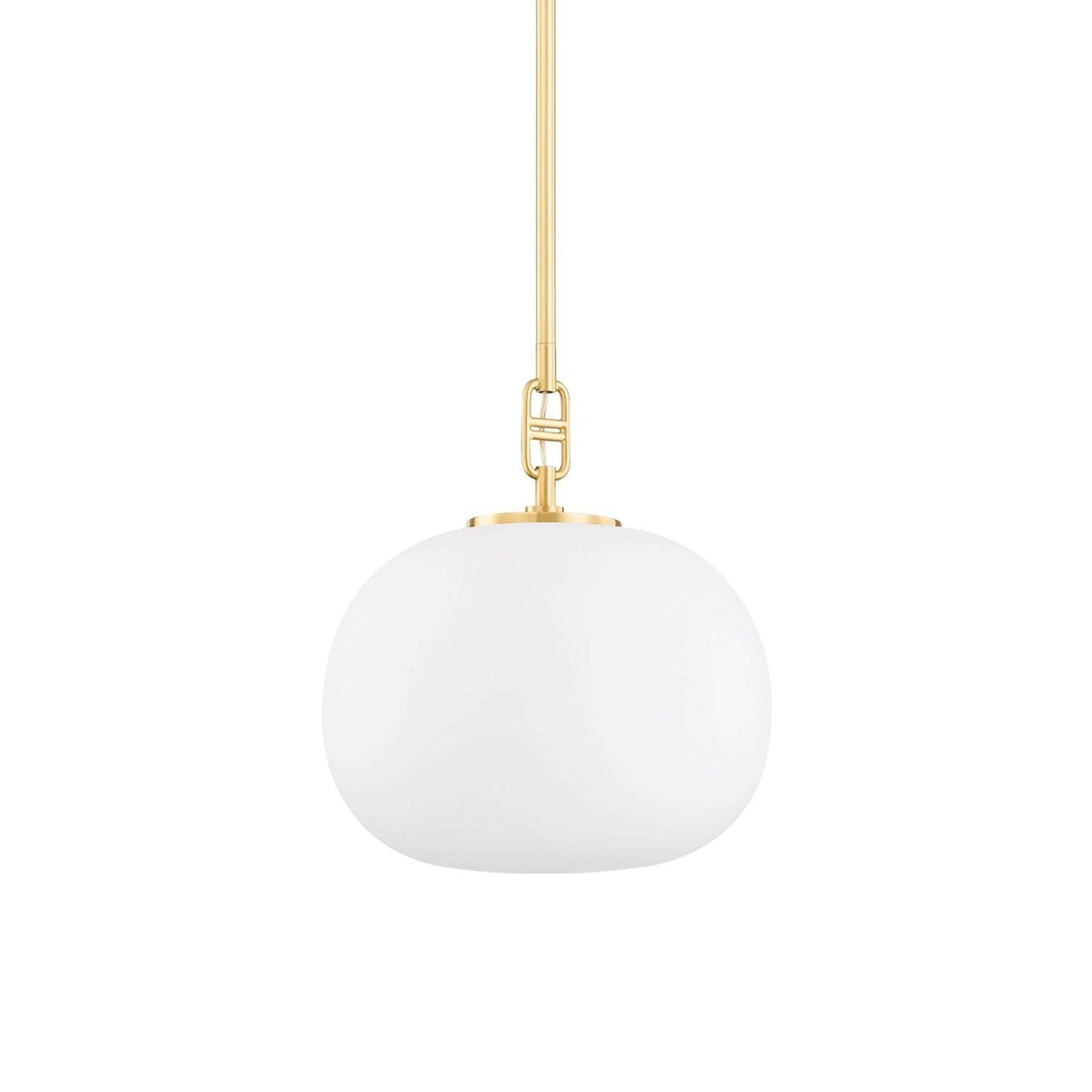 Phuong Pendant Light - Aged Brass / 11"Dia