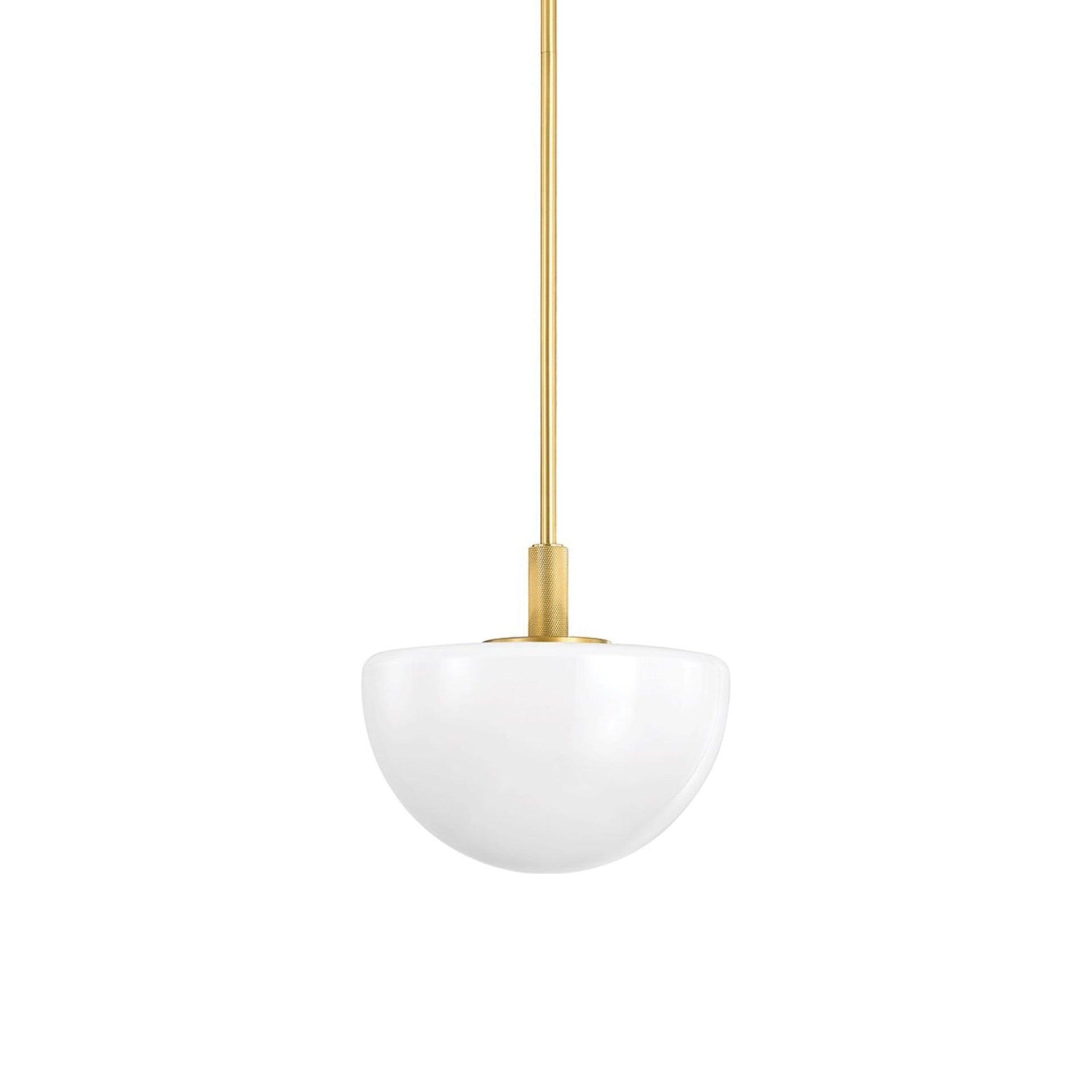Hammond Pendant Light - Aged Brass / 11"Dia