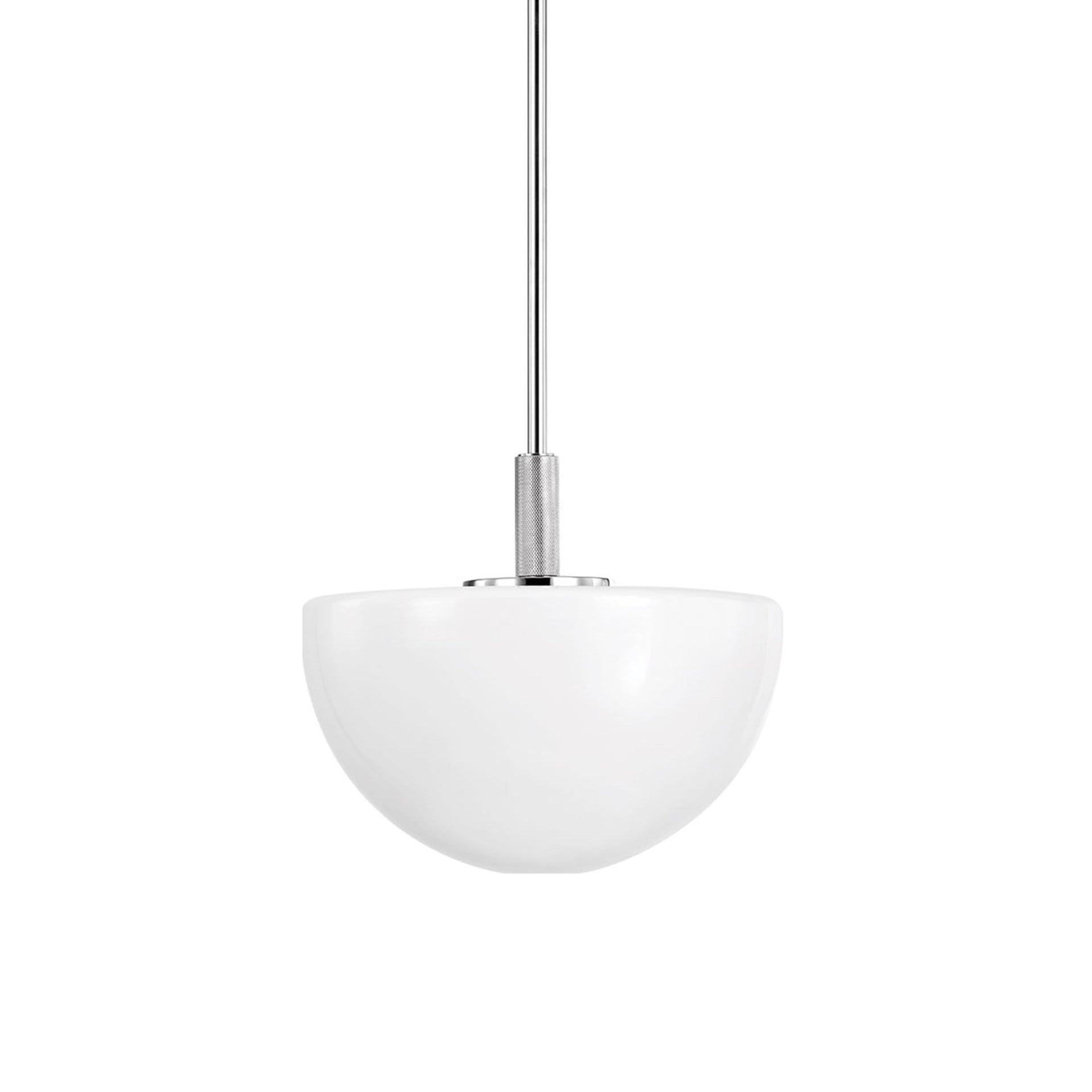 Hammond Pendant Light - Polished Nickel / 15" Dia