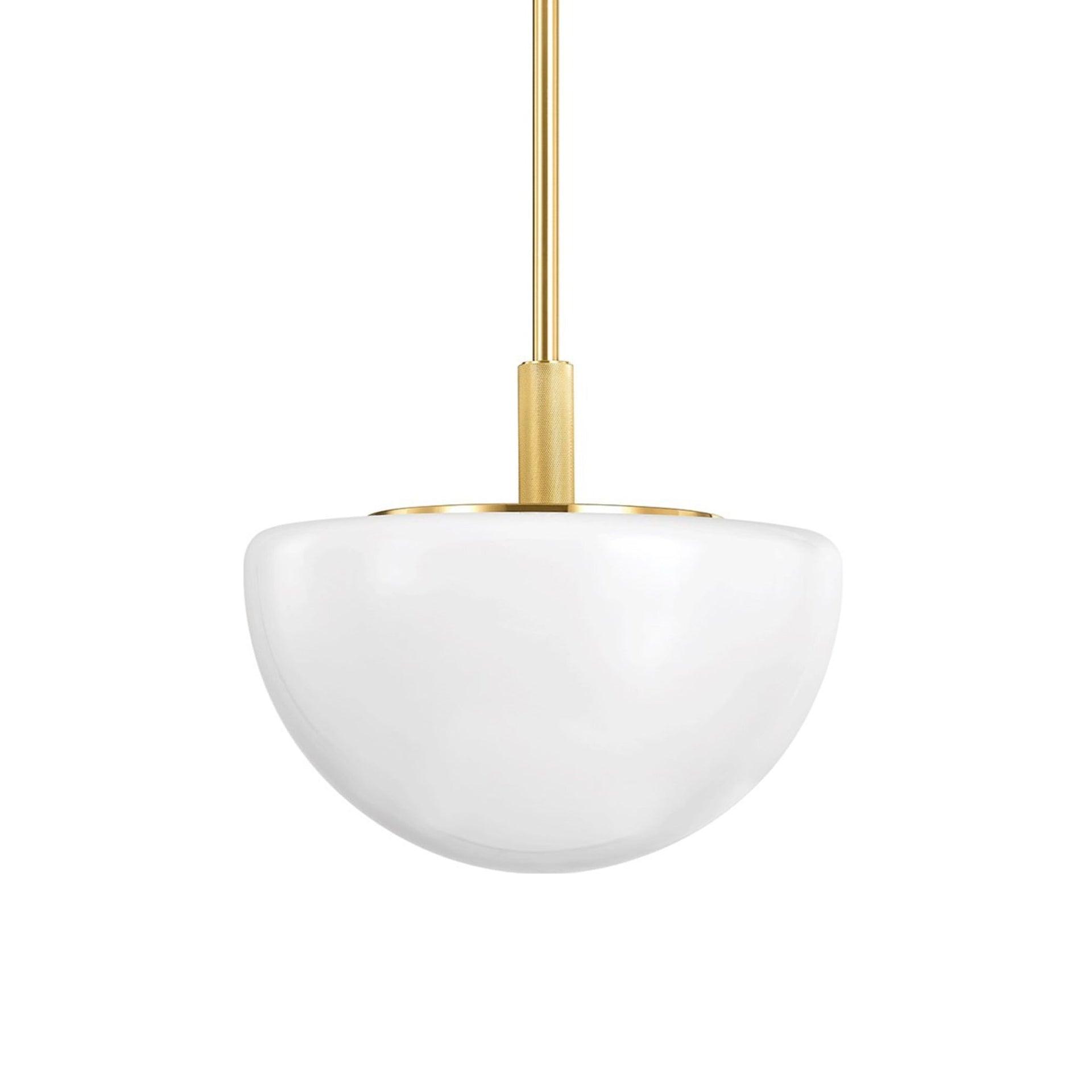 Hammond Pendant Light - Aged Brass / 19" Dia