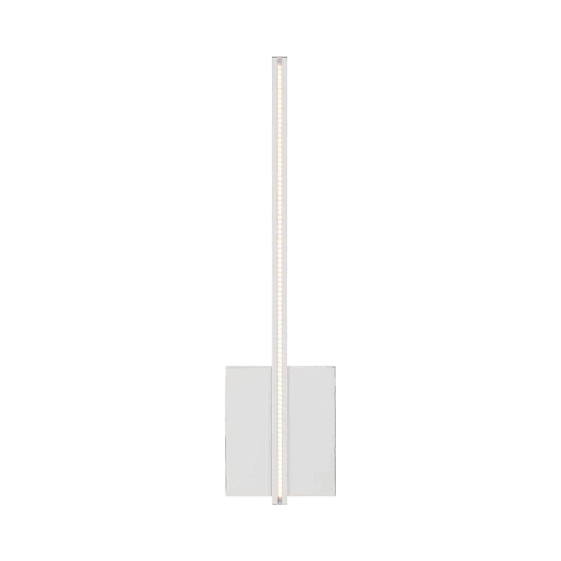 Kenway Chrome 1-Light LED Acrylic Shade Sconce, Dimmable