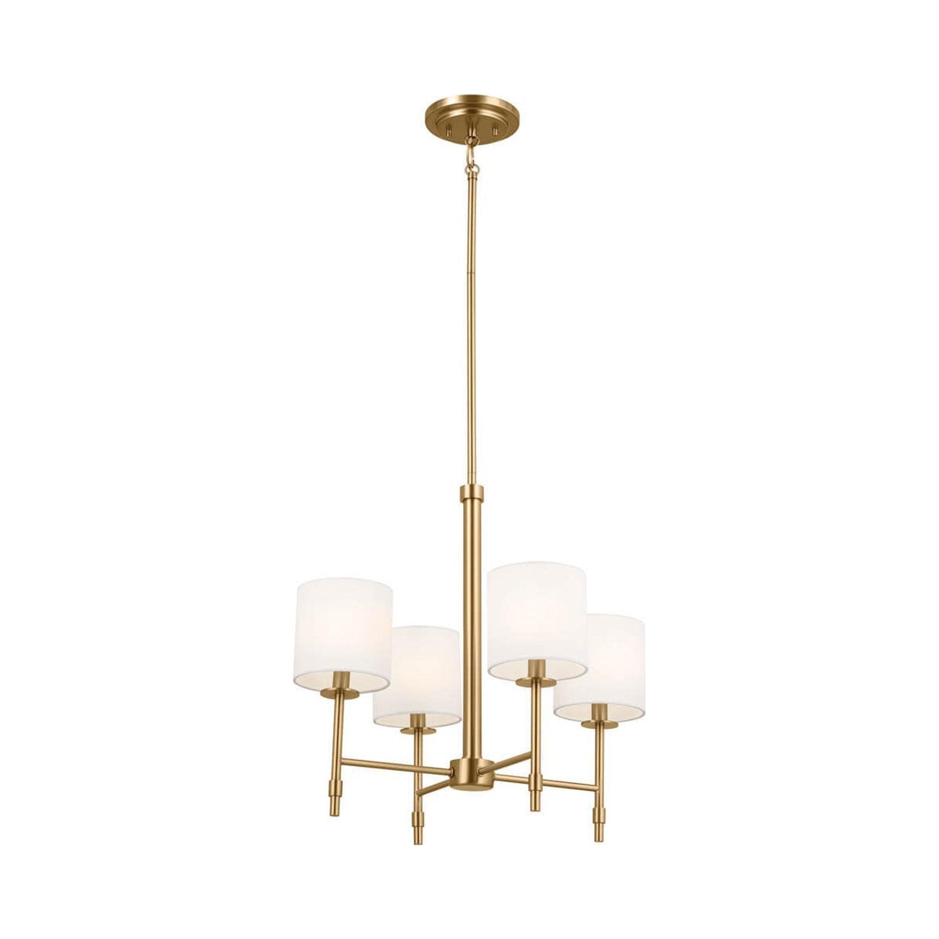 Kichler Lighting Ali 4 - Light Chandelier in  Brushed Natural Brass