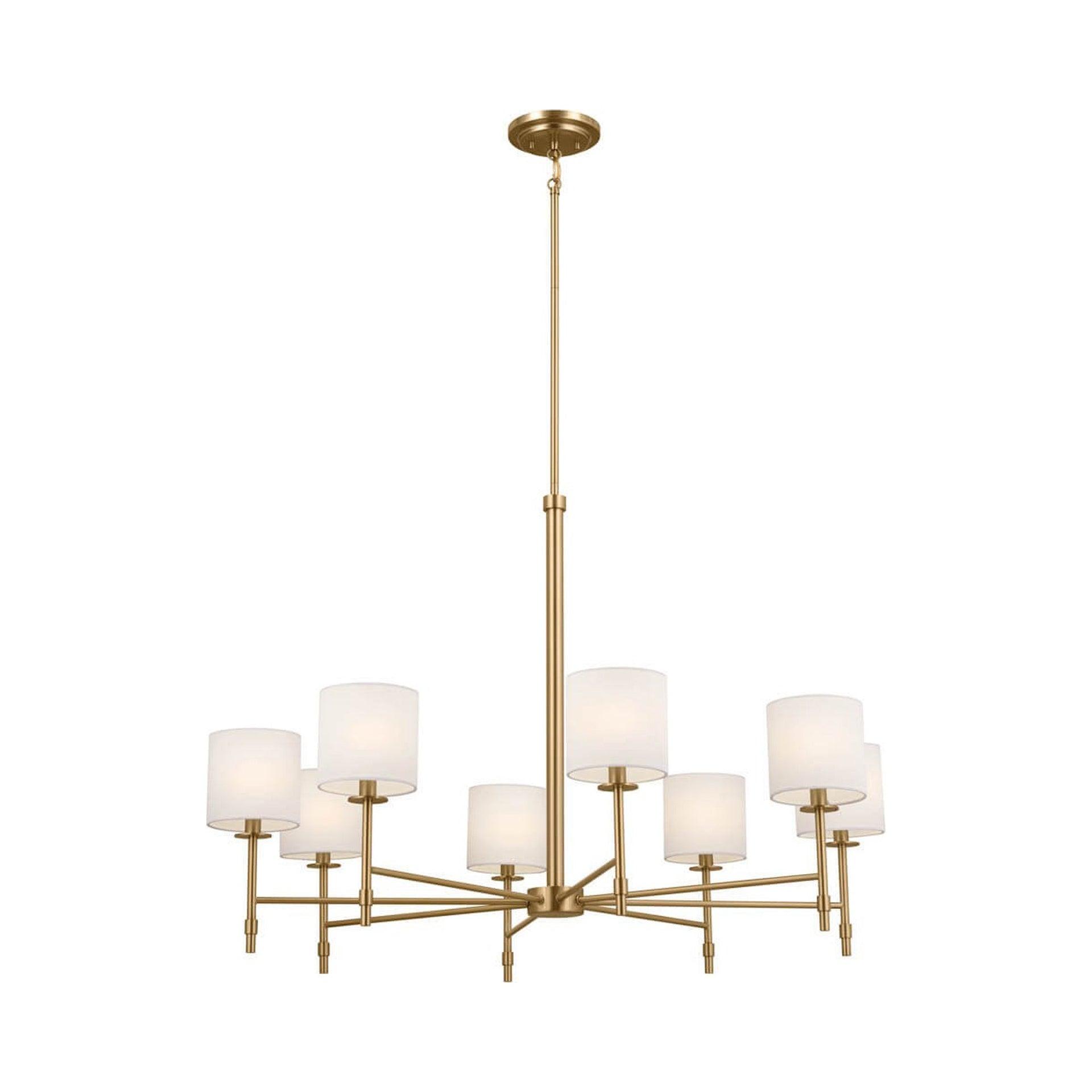Kichler Lighting Ali 8 - Light Chandelier in  Brushed Natural Brass