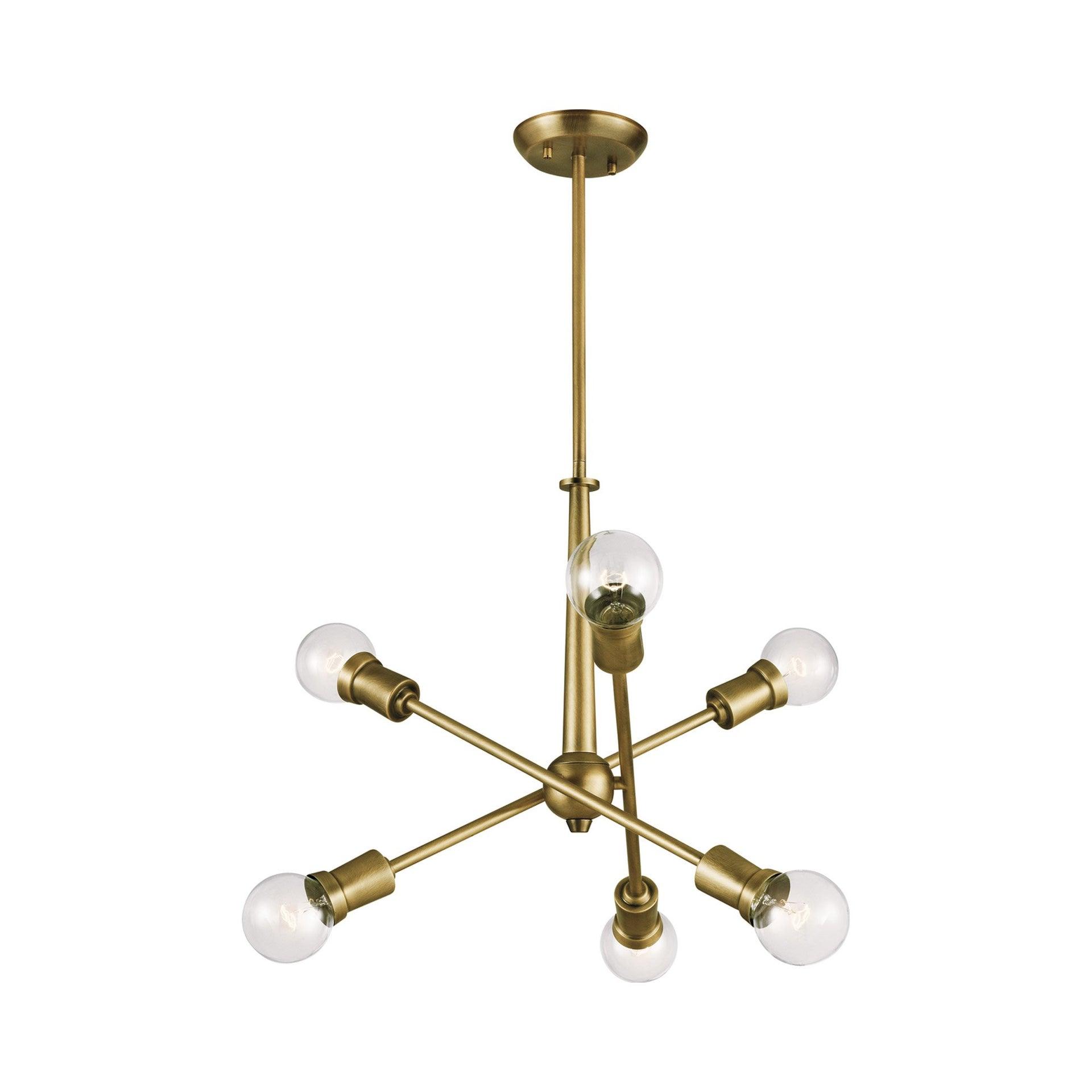 Kichler Lighting Armstrong 6 - Light Chandelier in  Natural Brass