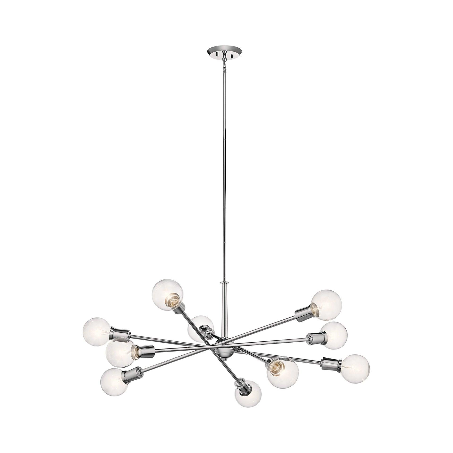 Kichler Lighting Armstrong 10 - Light Chandelier in  Chrome