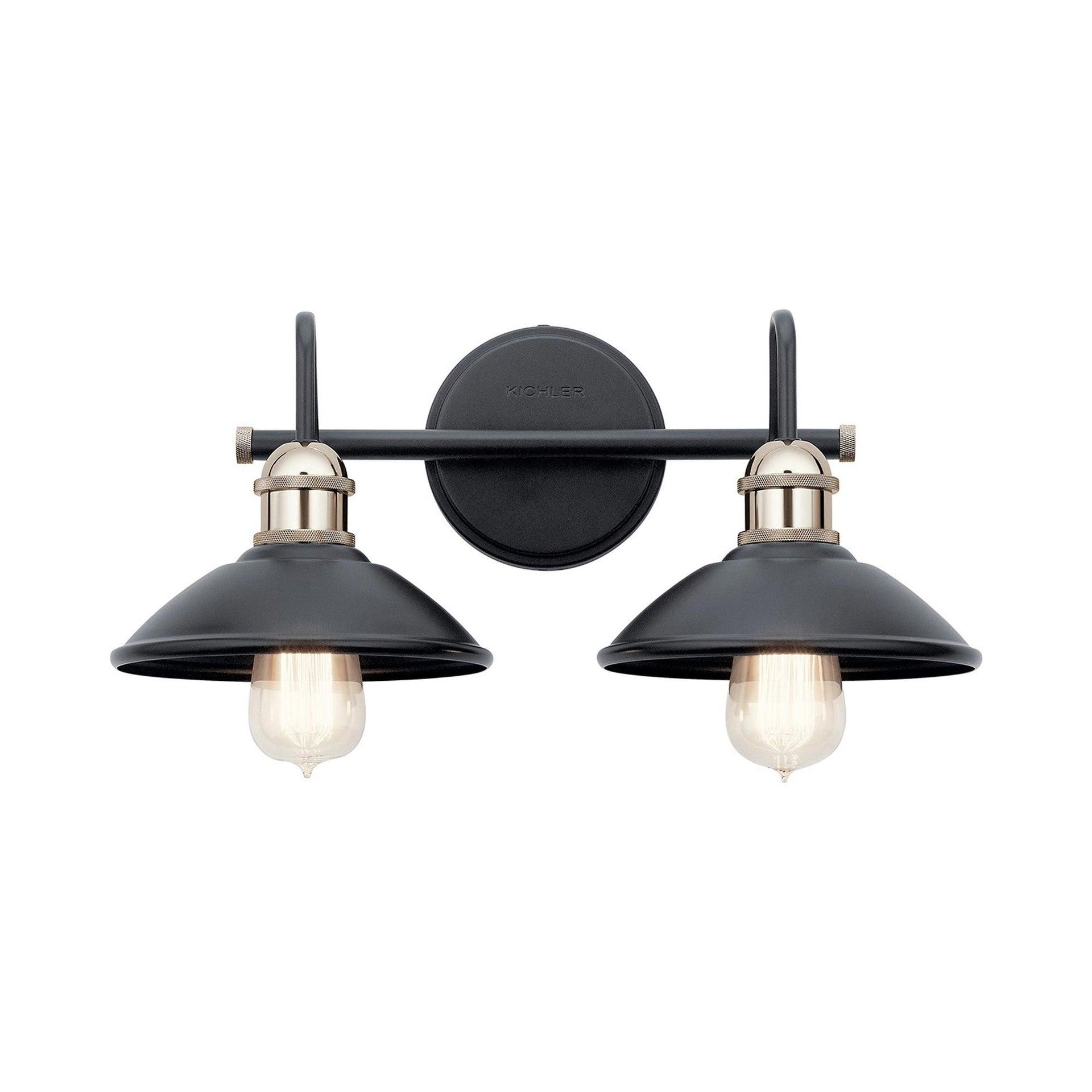 Kichler Lighting Clyde 2 - Light Vanity in  Black