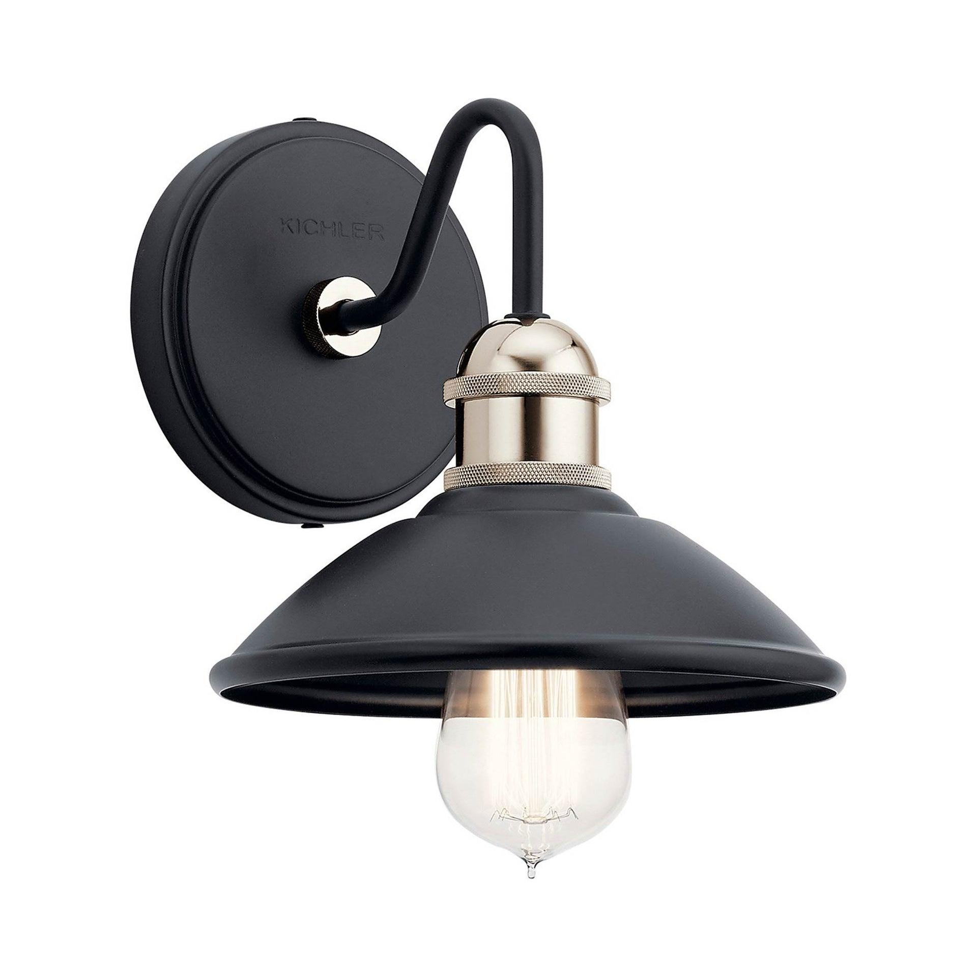 Kichler Lighting Clyde 1 - Light Sconce in  Black