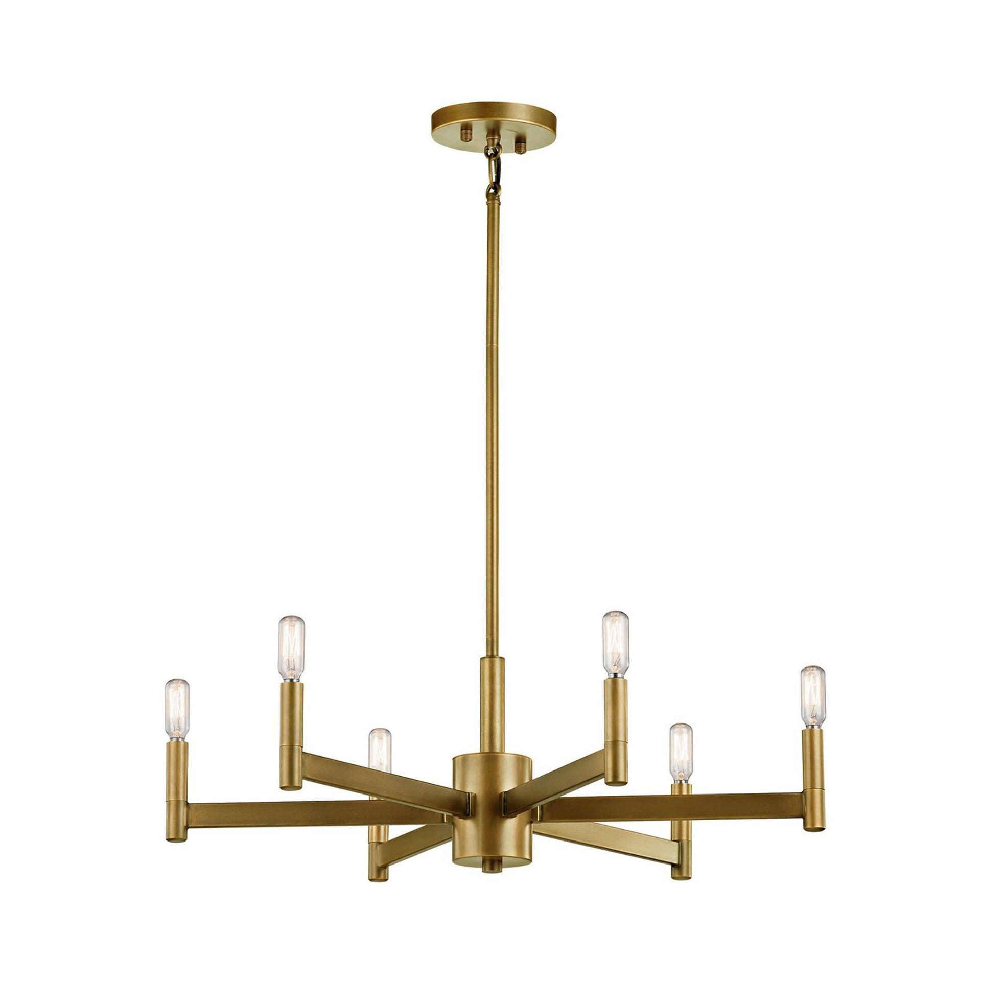 Tuscany 8 Light Metal Dimmable Chandelier
