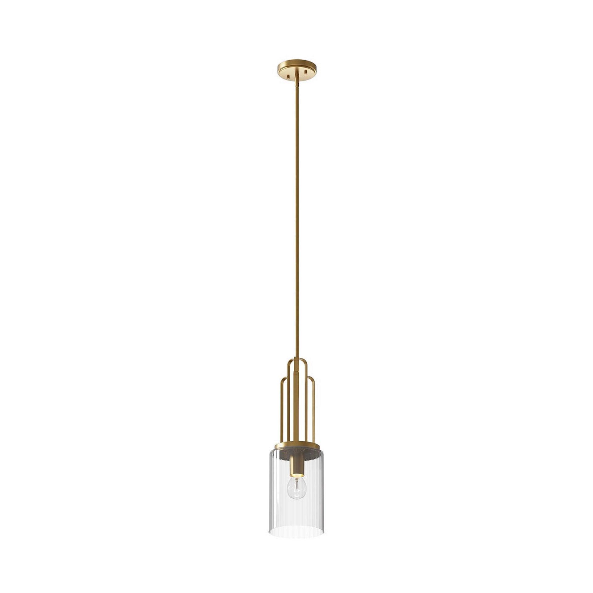 Kichler Lighting Kimrose 1 - Light Pendant in  Brushed Natural Brass