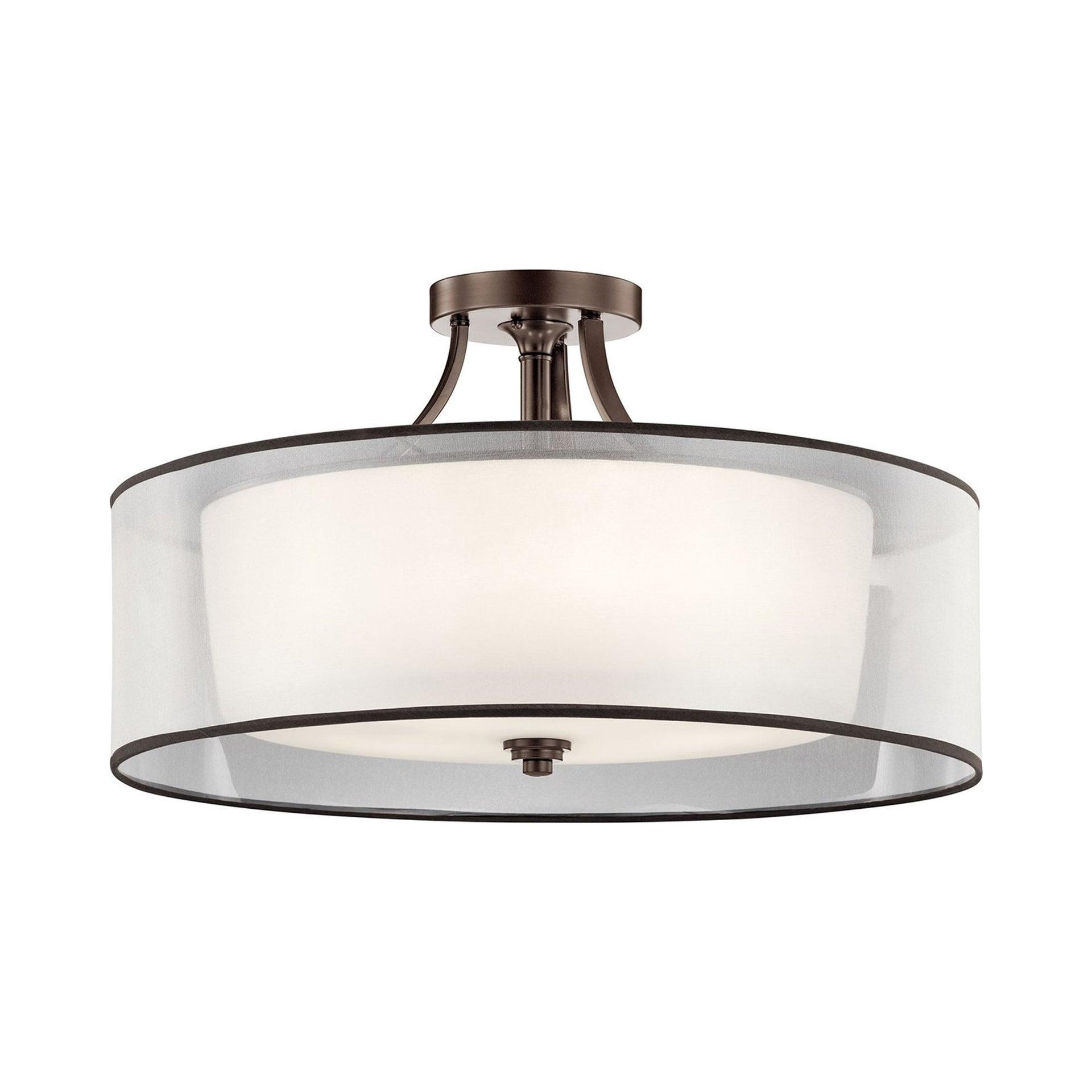 Kichler Lighting Lacey 5 - Light Semi-Flush Mount in  Mission Bronze