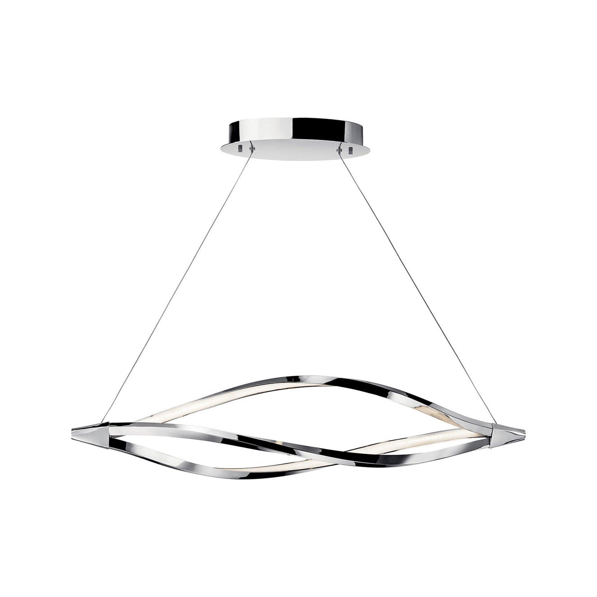 Elan Lighting - Meridian - 43.25 Inch 1 LED Chandelier-Chrome Finish
