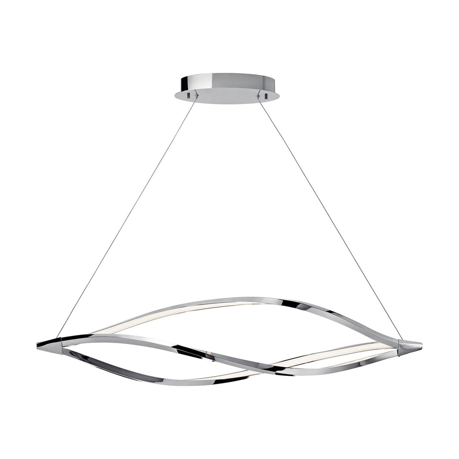 Elan Lighting - Meridian - 53.25 Inch 1 LED Chandelier-Chrome Finish