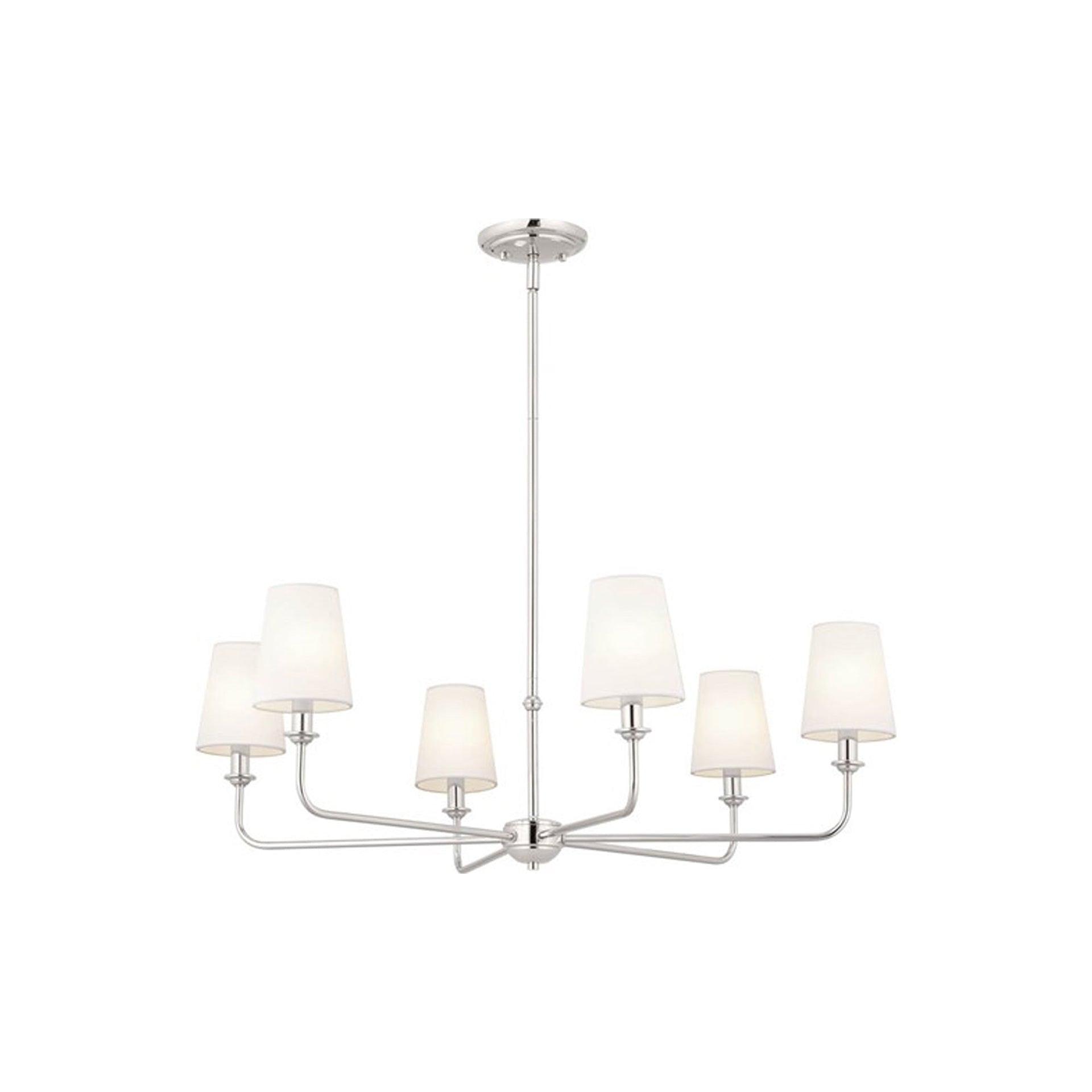 6 - Light Dimmable Classic / Traditional Chandelier