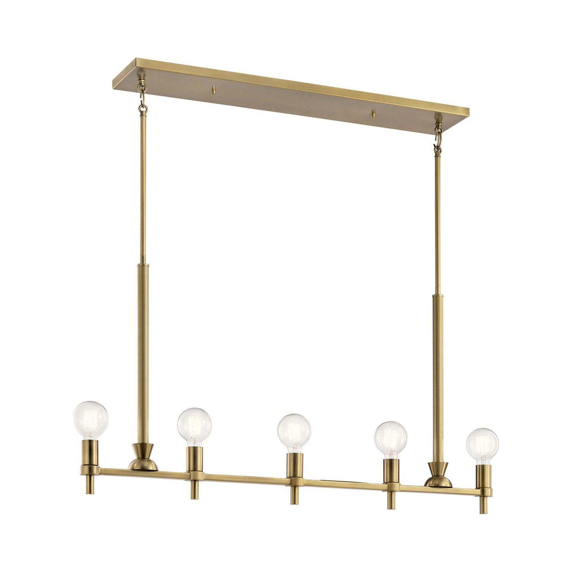 Kichler Lighting Torvee 5 - Light Chandelier in  Brushed Natural Brass