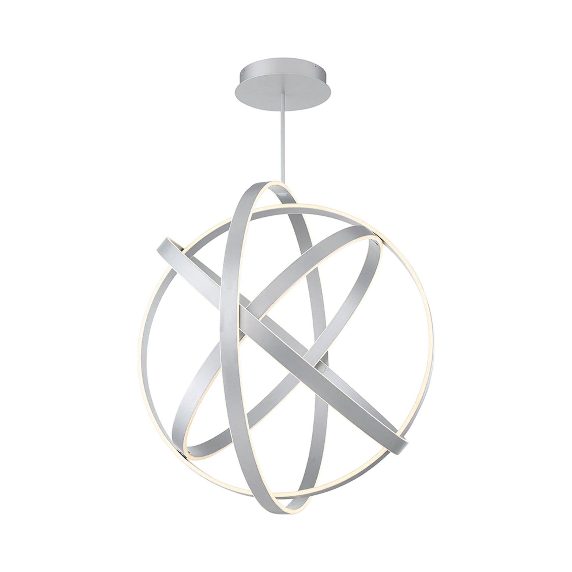 Kinetic 1 - Light Titanium LED Single Pendant