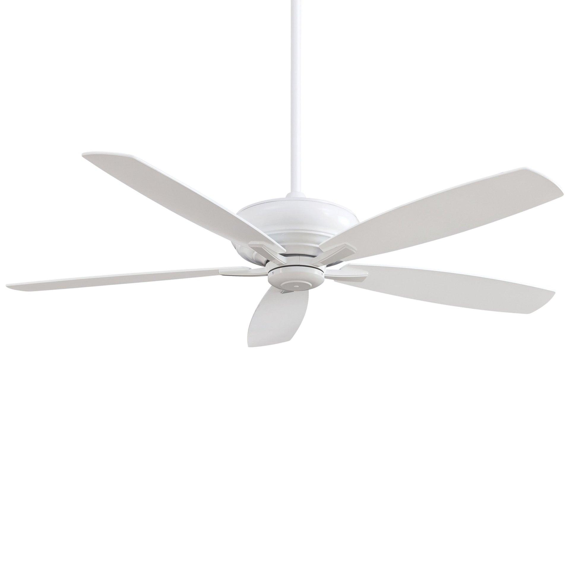 60" Minka Aire Modern Large Indoor Ceiling Fan with Remote Control White for Living Room Kitchen Bedroom Family Dining Home Office