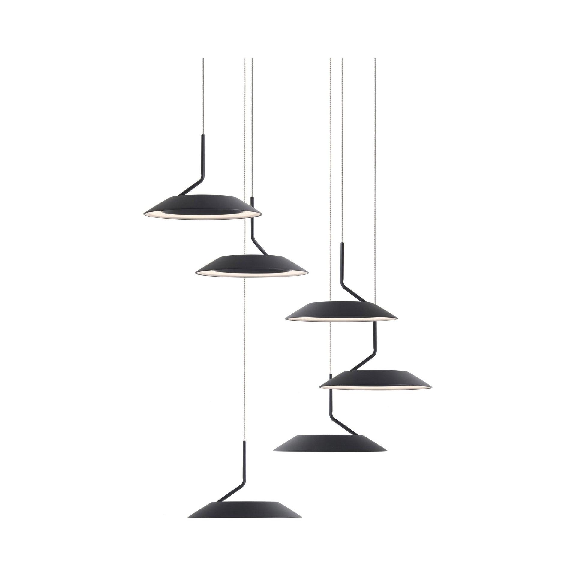 Koncept Technologies Inc Royyo 6 - Light LED Cluster Pendant