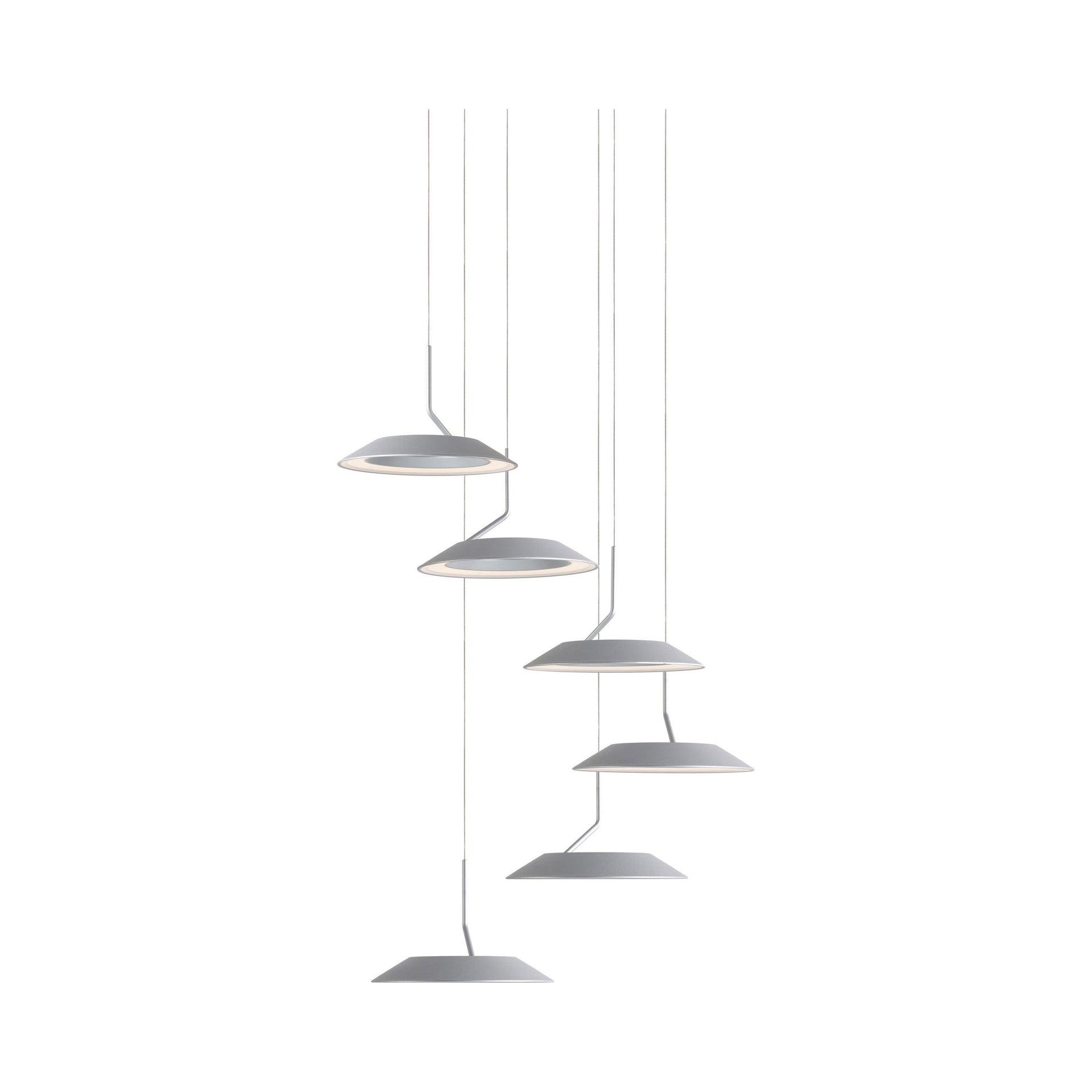 Royyo 6 - Light LED Cluster Pendant