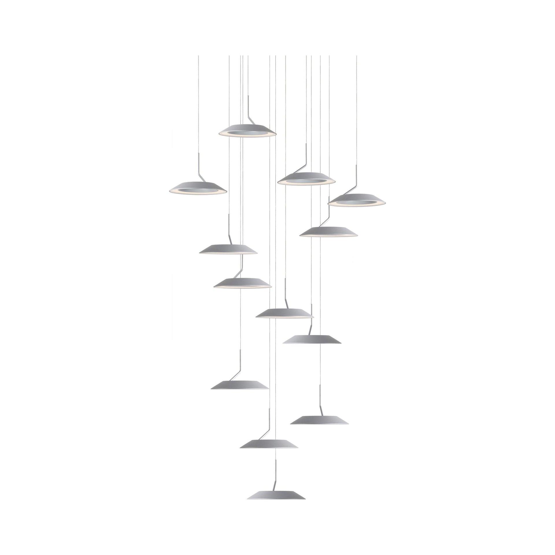 Royyo 13 - Light LED Cluster Pendant