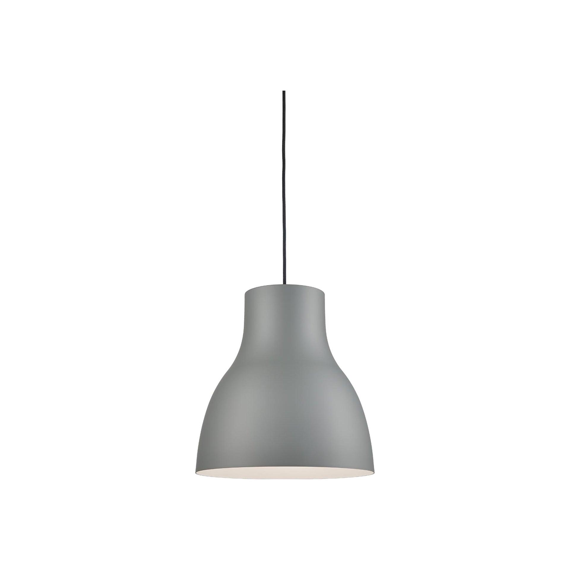 Gray Aluminum 16" Modern Pendant Light