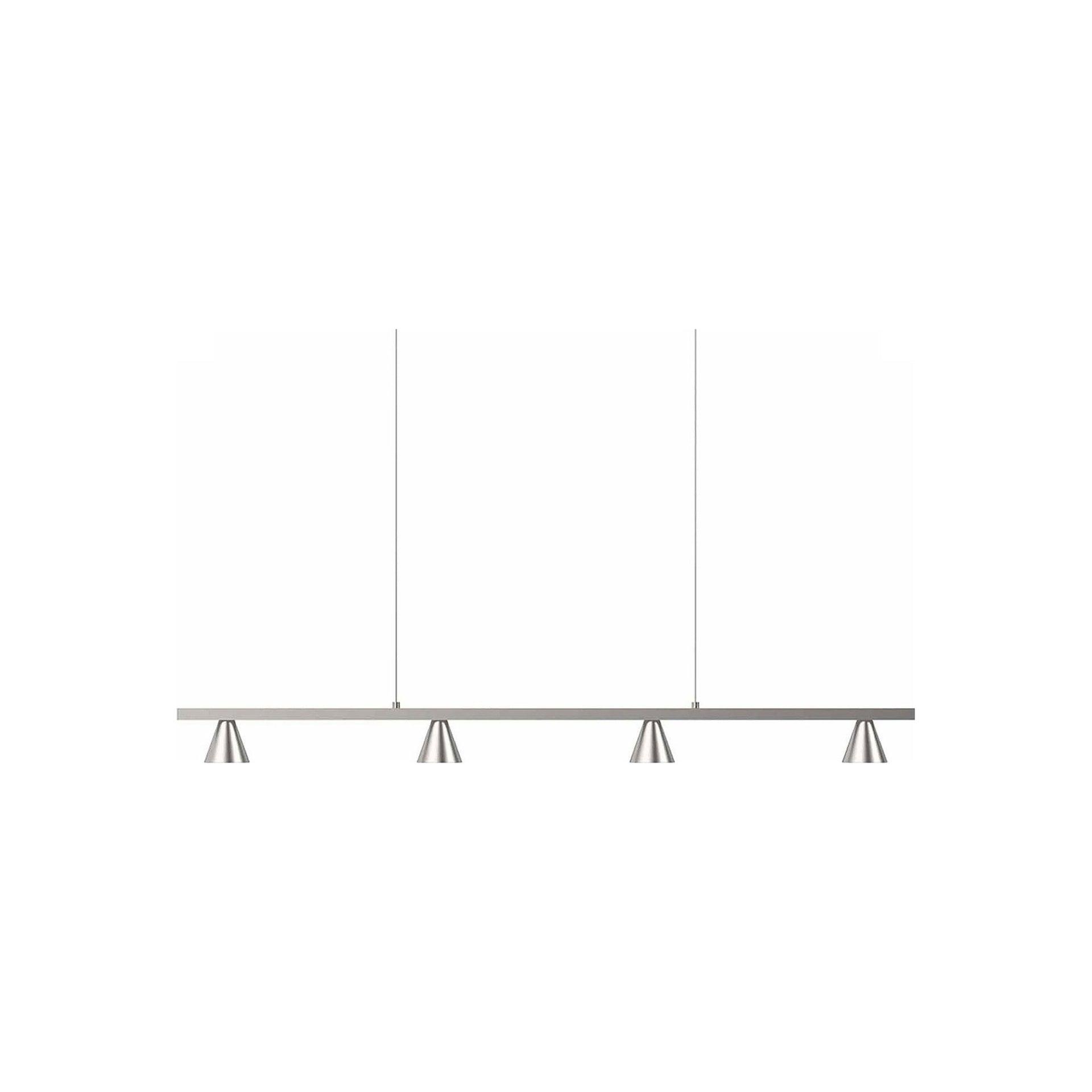 Dune Series Brushed Nickel Linear LED Pendant Light