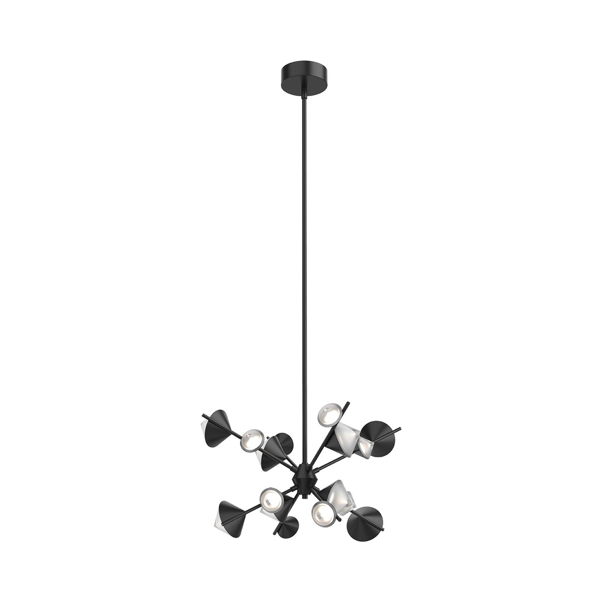 Geode 8 - Light Dimmable LED Sputnik Sphere Chandelier