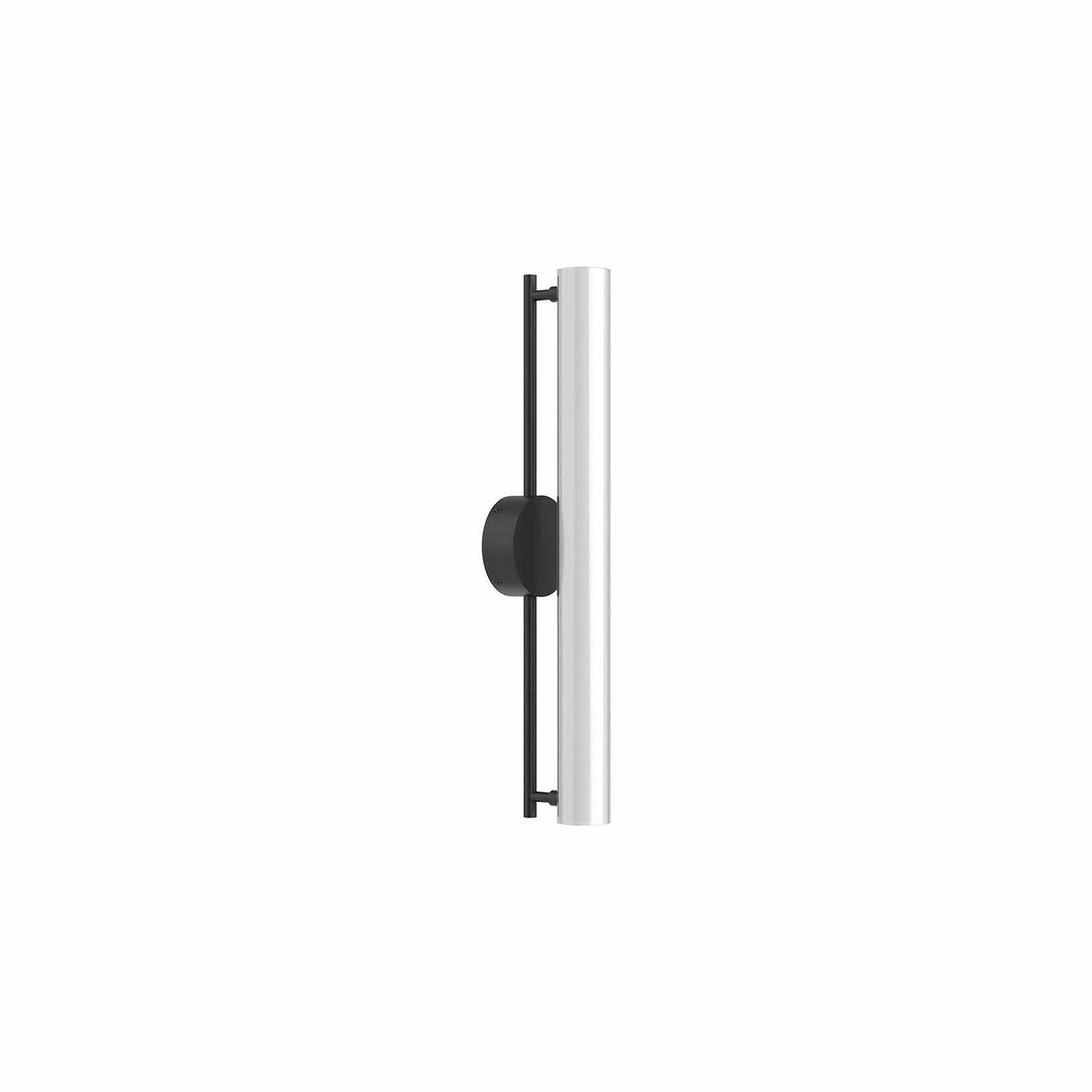 Kuzco Lighting Gramercy 1 - Light Dimmable Black Flush Mounted Sconce