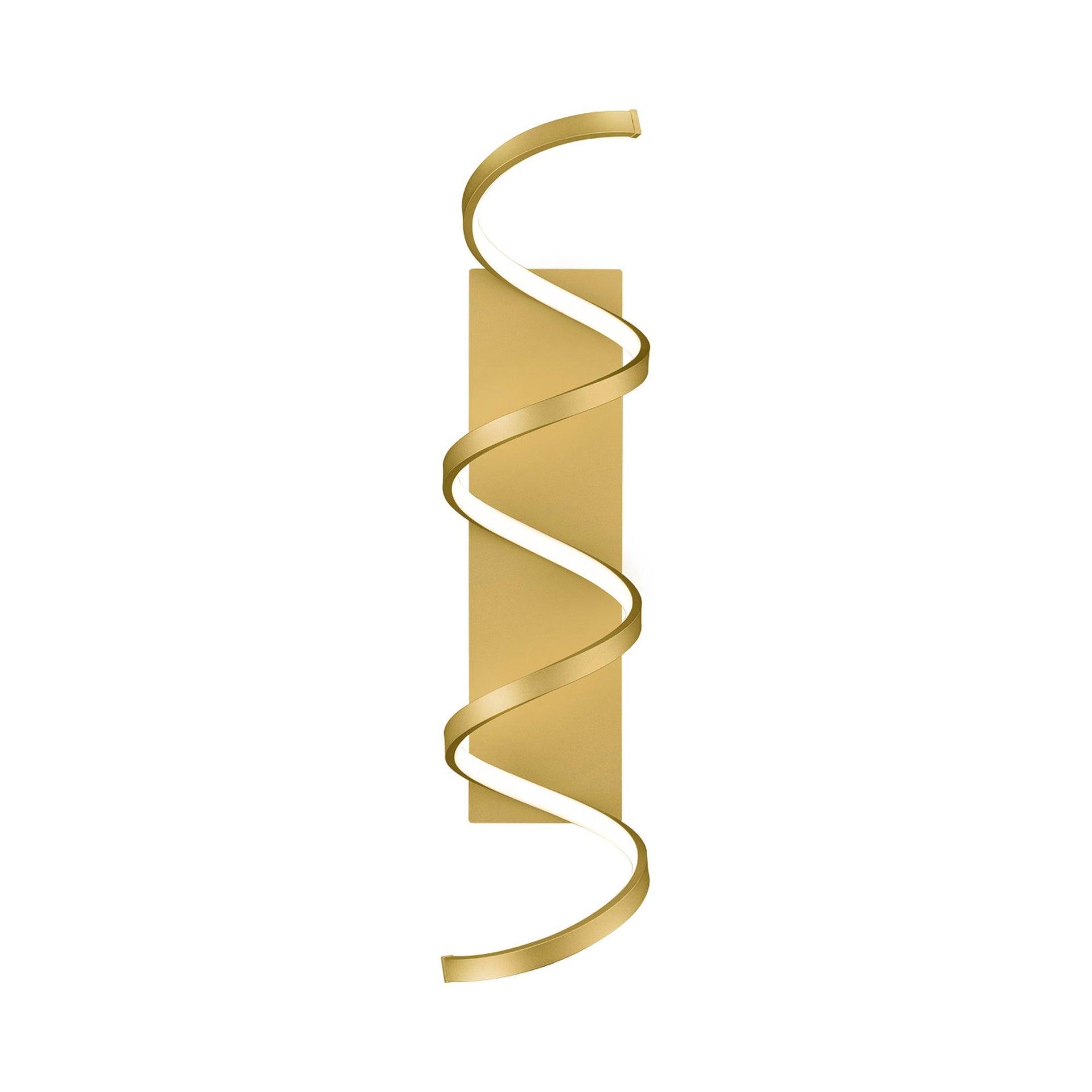 WS93730-AN-Kuzco Lighting-Synergy - 36W LED Wall Sconce-7 Inches Tall and 30 Inches Wide-Antique Brass Finish