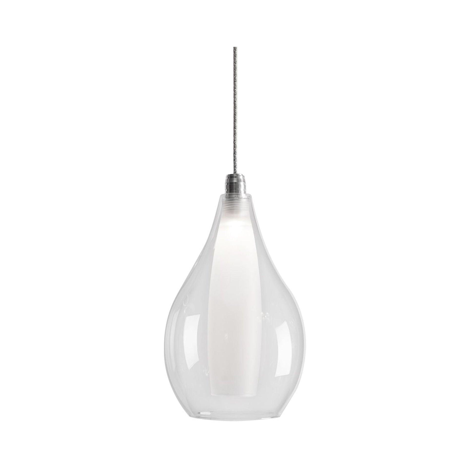 Victoria 1 - Light Chrome LED Single Pendant