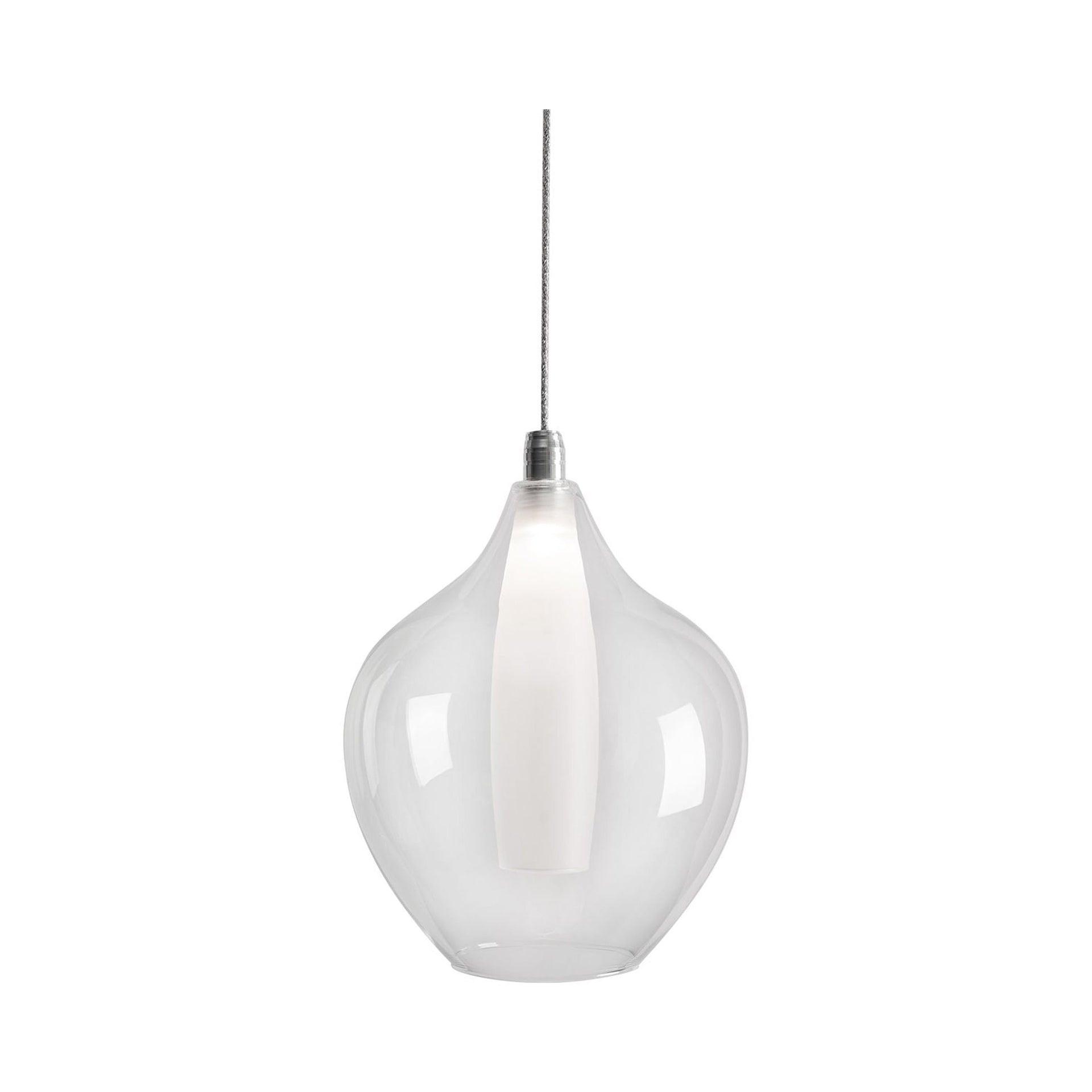 Kuzco Lighting Victoria 1 - Light Chrome LED Single Pendant