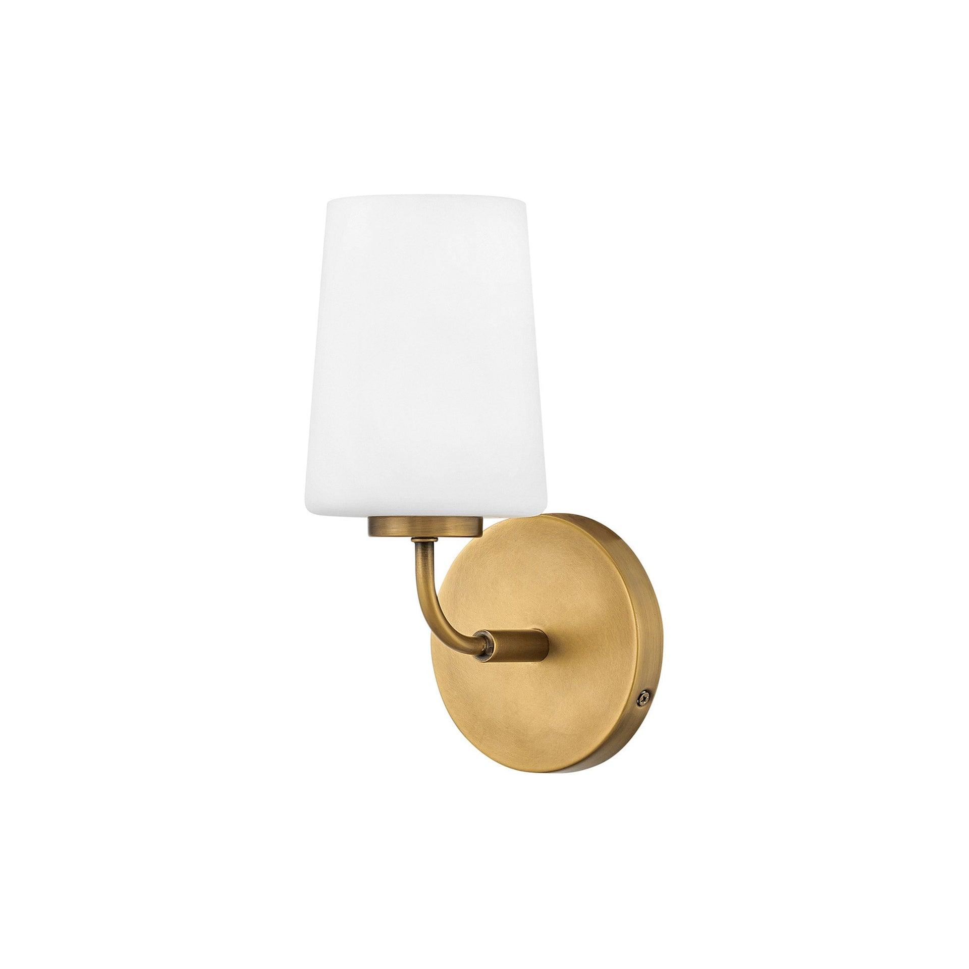 Fitz Single Frosted Dimmable Bath Sconce