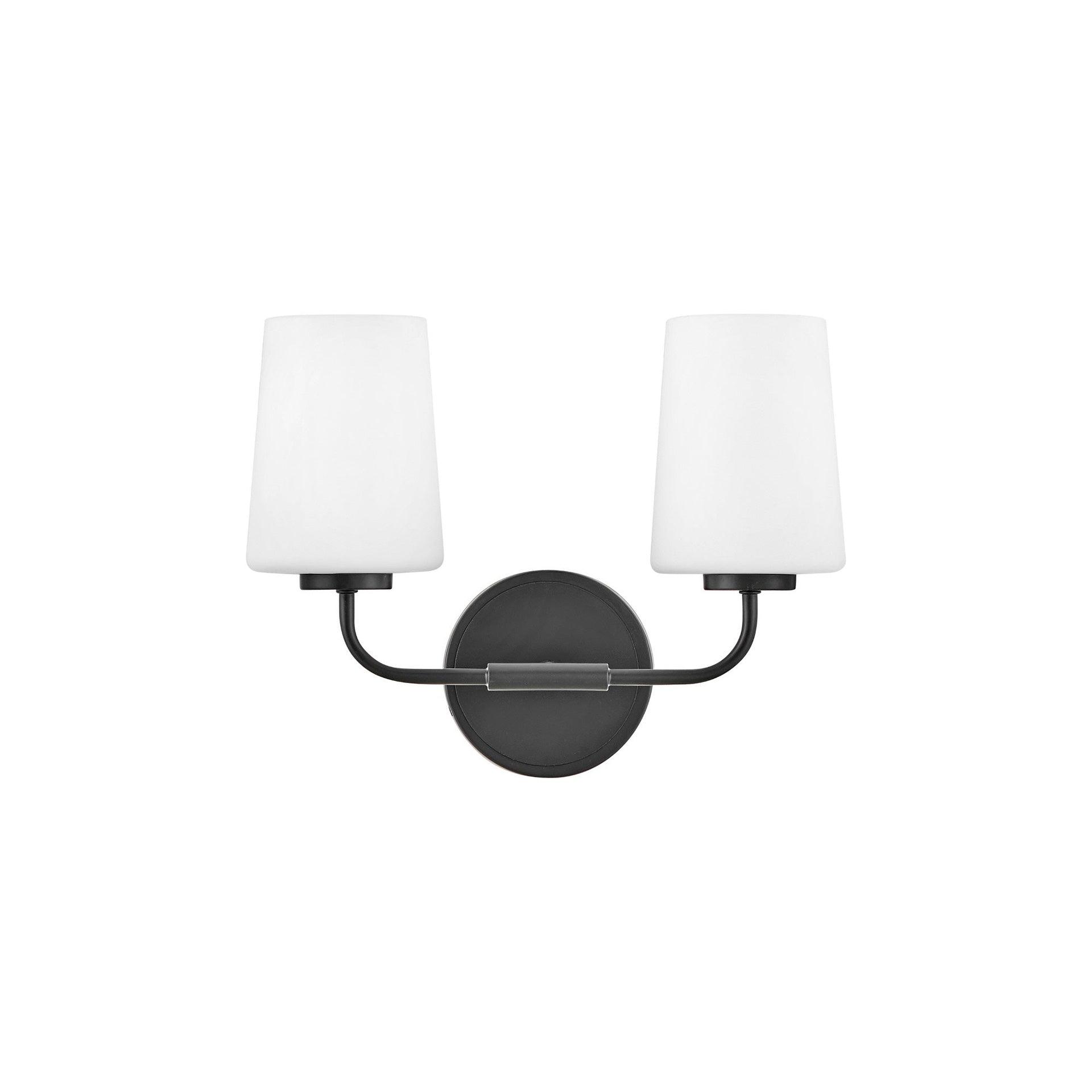Fitz 2 Light Frosted Dimmable Vanity Light