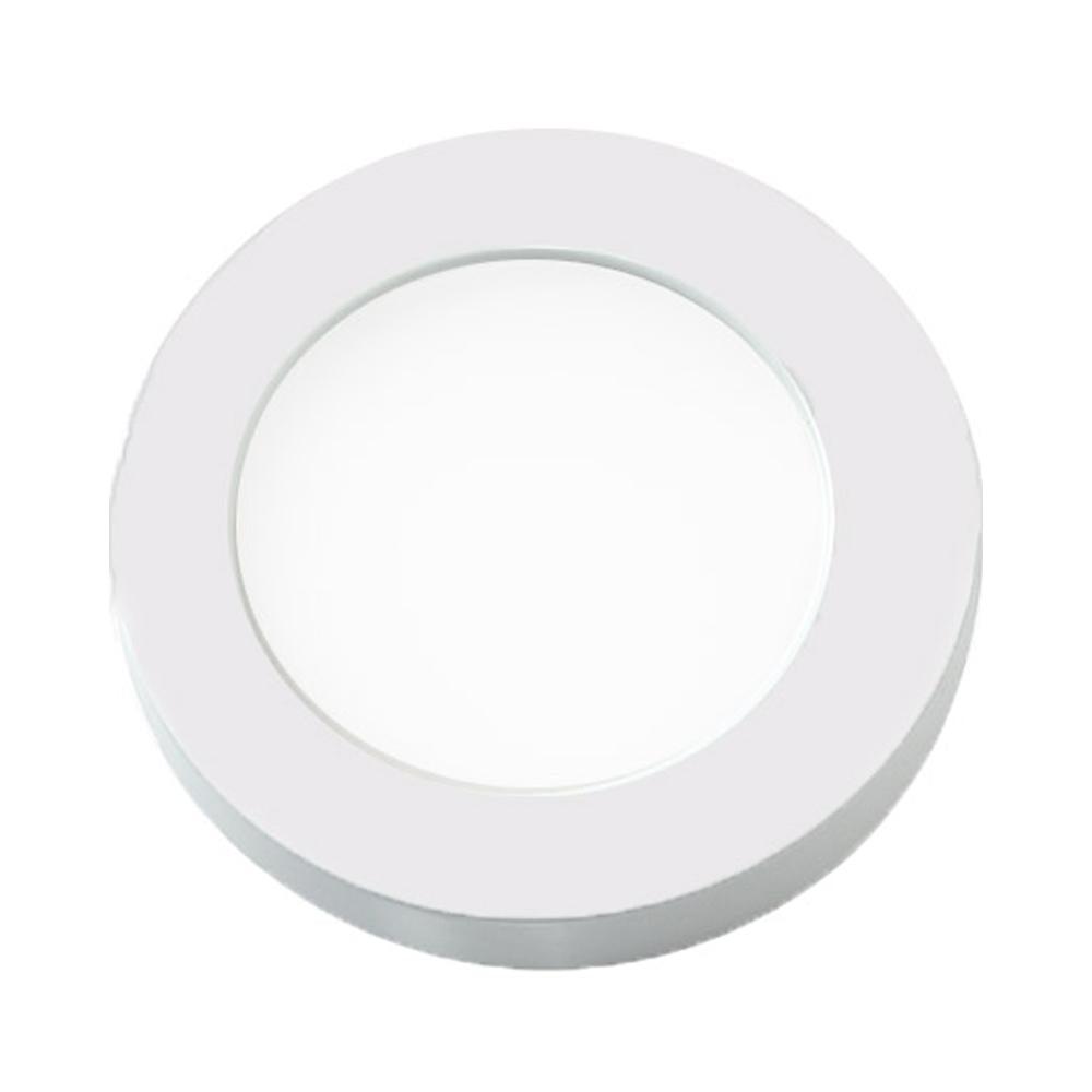 HR90 LED Edge Recessed Button Light Trim, 2700K Color Temperature