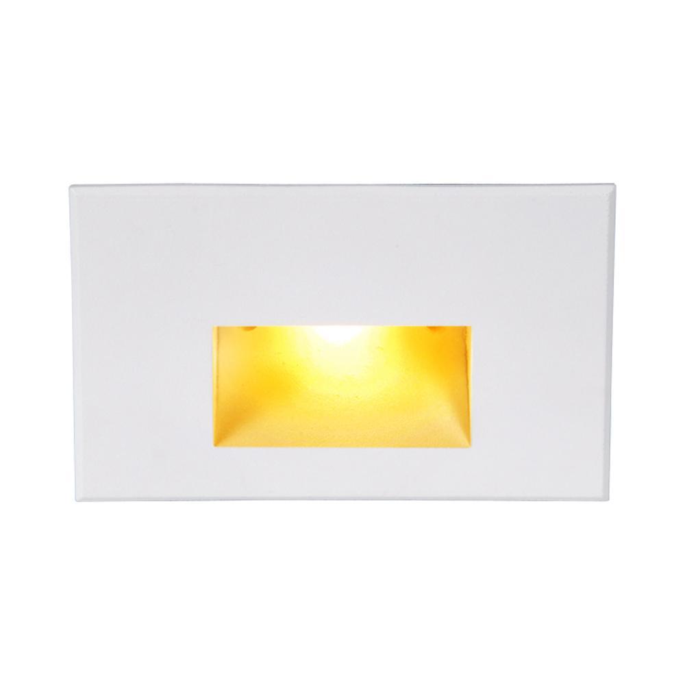 Wac Lighting Wl-Led100f Ledme 5" Wide Led Step And Wall Light - White / Red Lens
