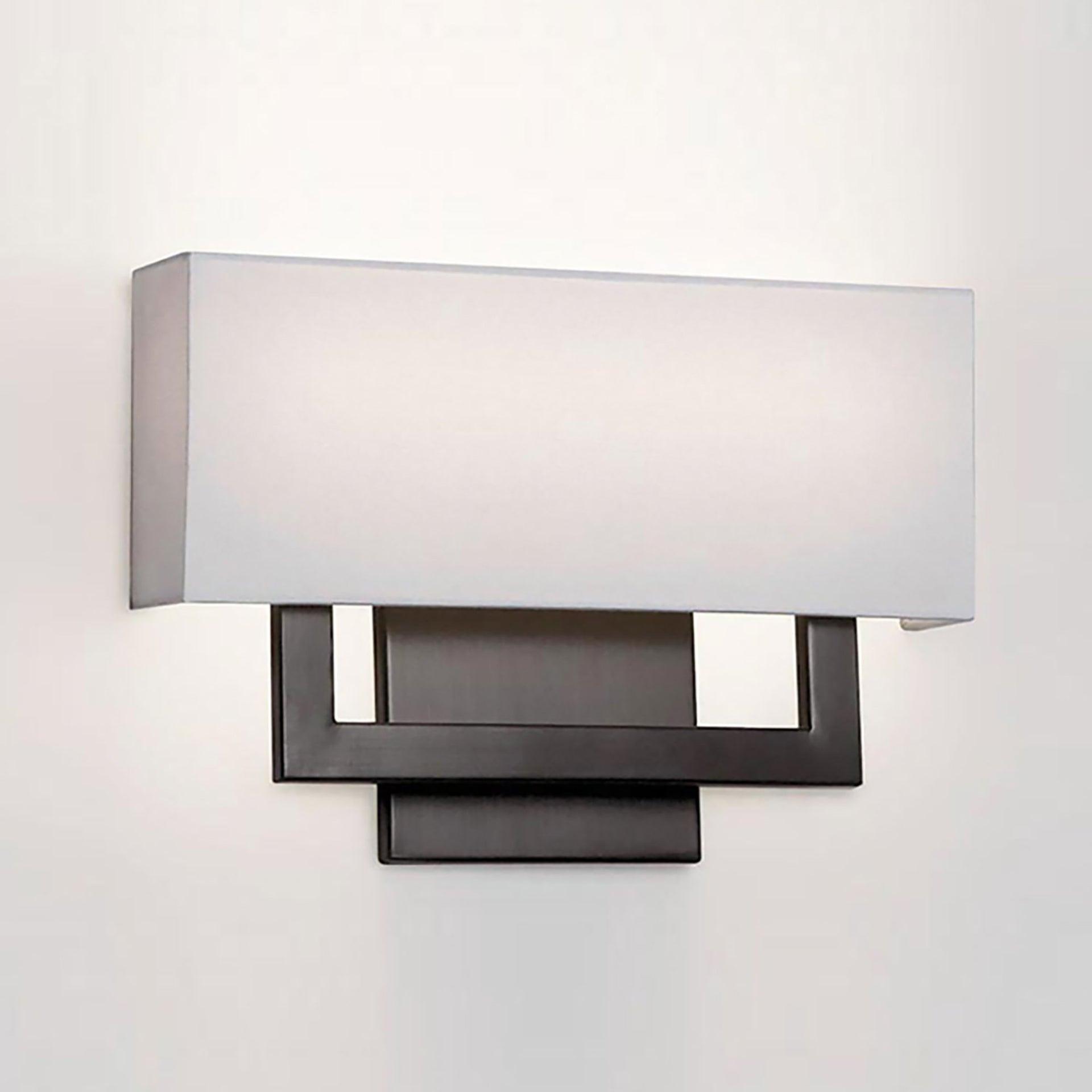 dweLED Manhattan 15-in W 1 -Light Brushed Bronze Integrated LED Wall Sconce