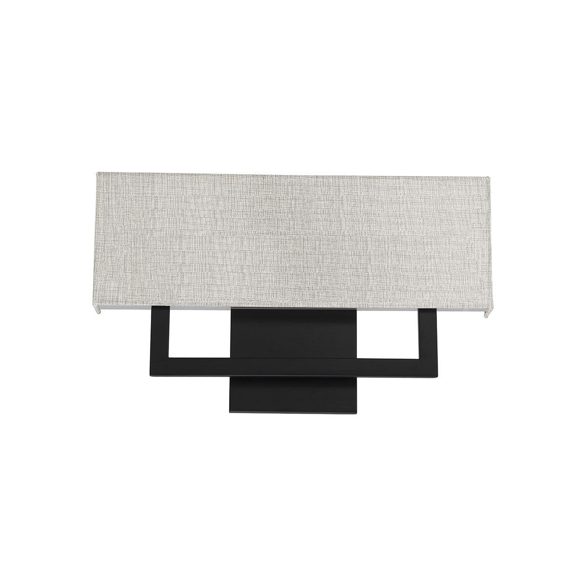 WAC Lighting Manhattan 22" 1-Light LED 22200K Aluminum Wall Sconce in Black