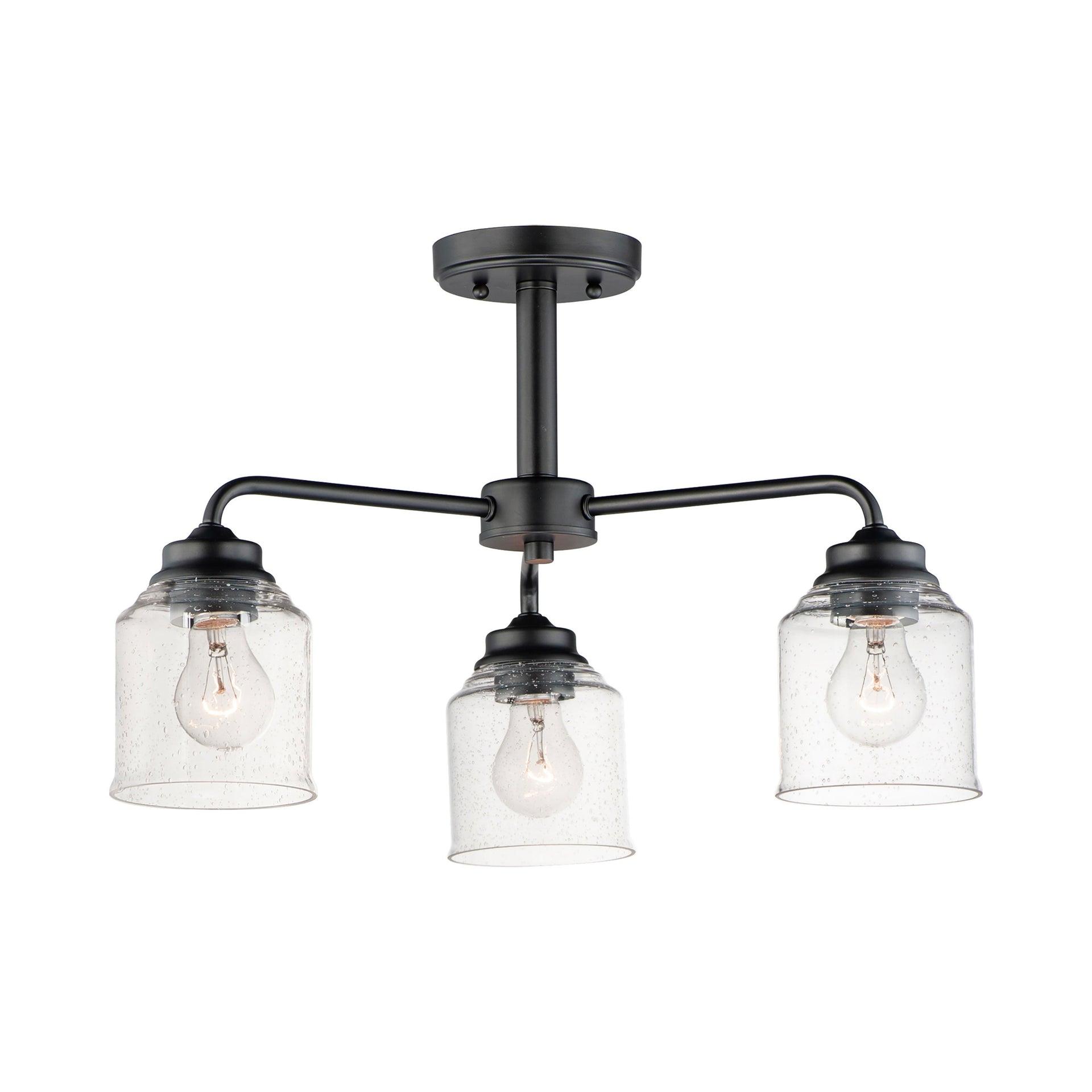 Maxim Lighting Acadia 3 - Light Chandelier in  Black