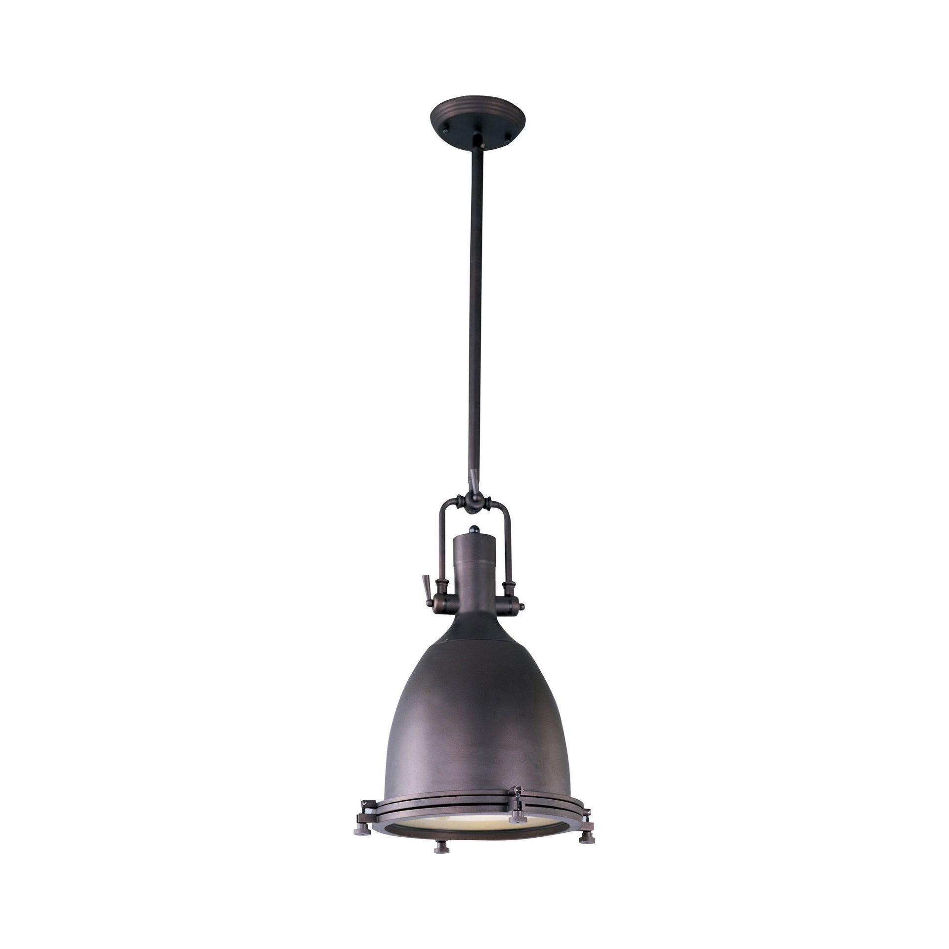 -One Light Adjustable Pendant In Modern Style-14.25 Inches Wide By 23.5 Inches High-Satin Nickel Finish Maxim Lighting 25104Ftsn