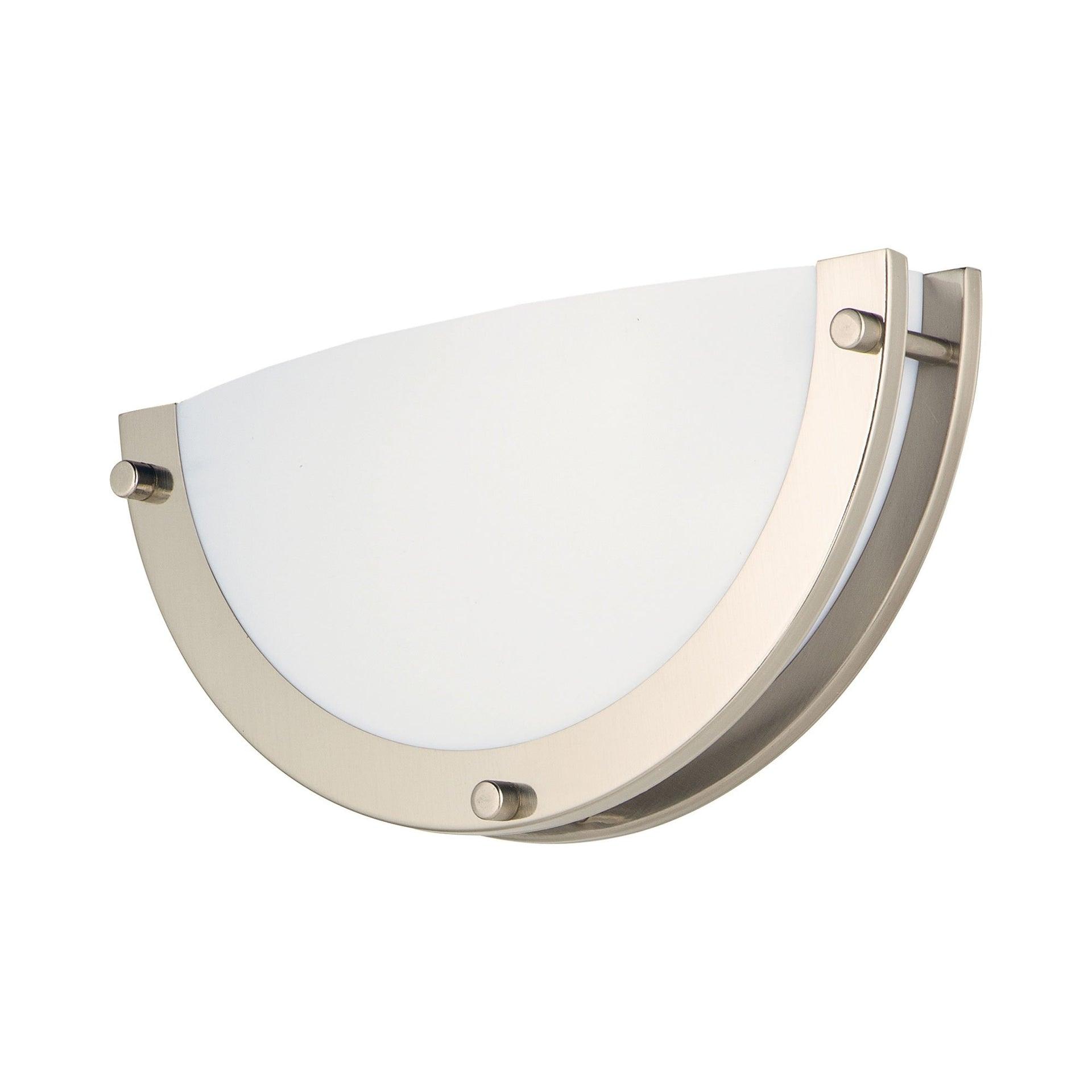 55540WTSN-Maxim Lighting-Linear-12W 1 LED Wall Sconce-12 Inches wide by 6 inches high