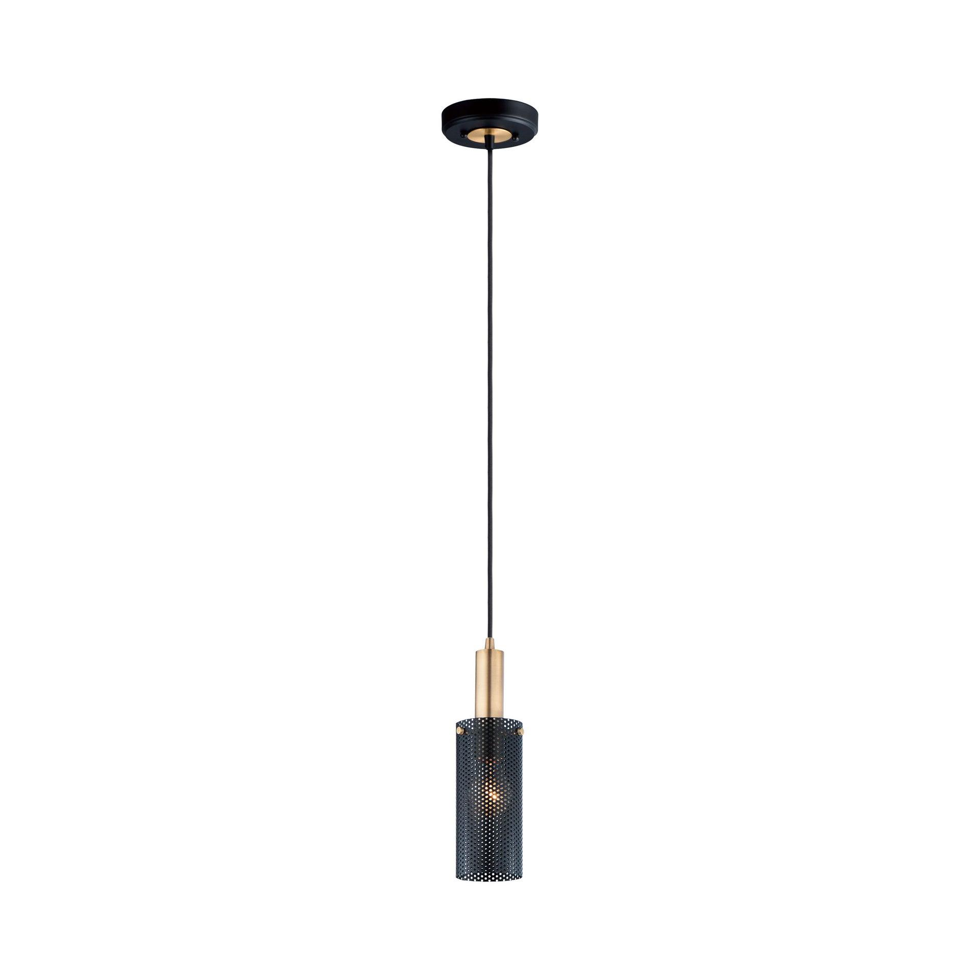 Bacco Single Light Metal Steel Dimmable Pendant