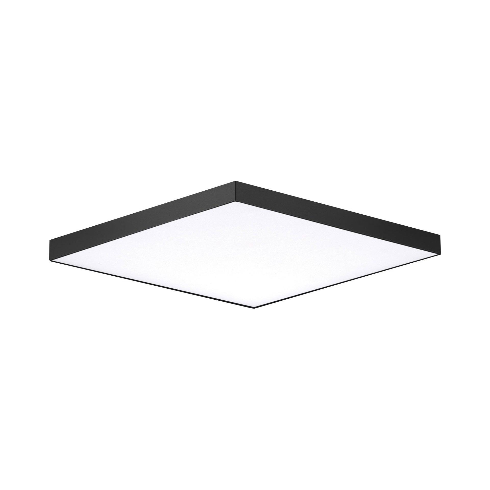 57675WTBK-Maxim Lighting-Trim - 15 Inch 25W 1 LED Square Flush Mount-Black Finish