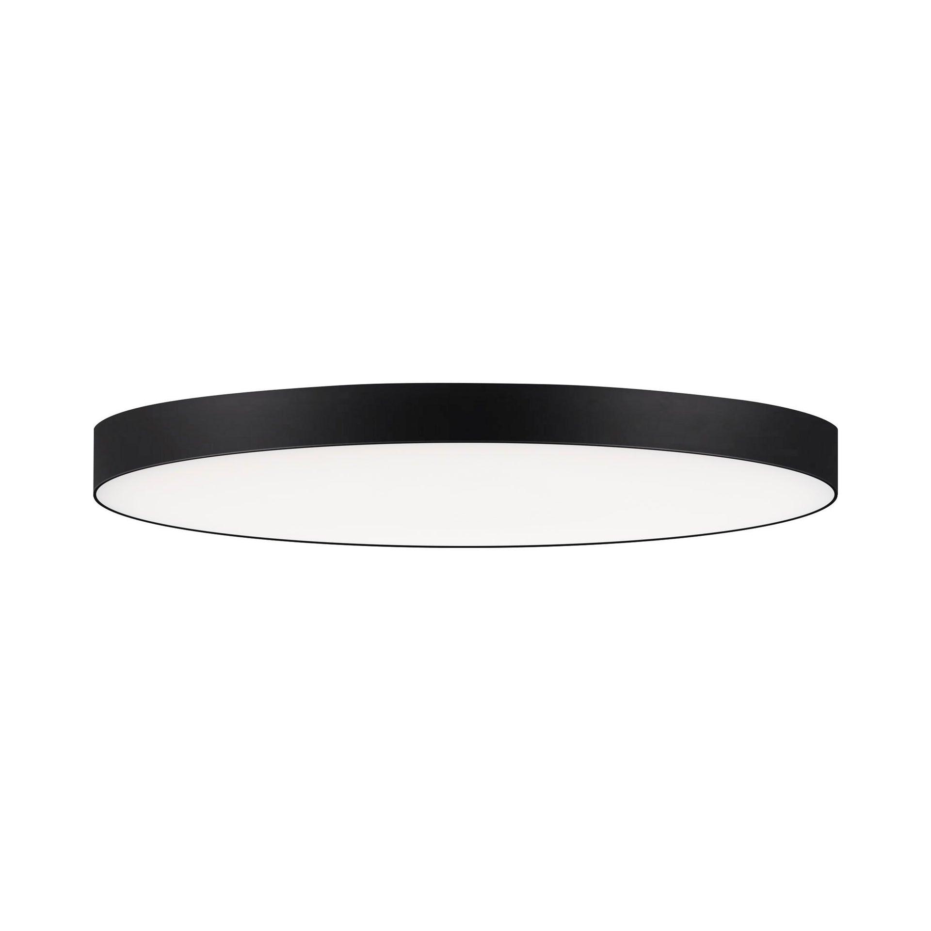 57670WTBK-Maxim Lighting-Trim - 16 Inch 25W 1 LED Round Flush Mount-Black Finish