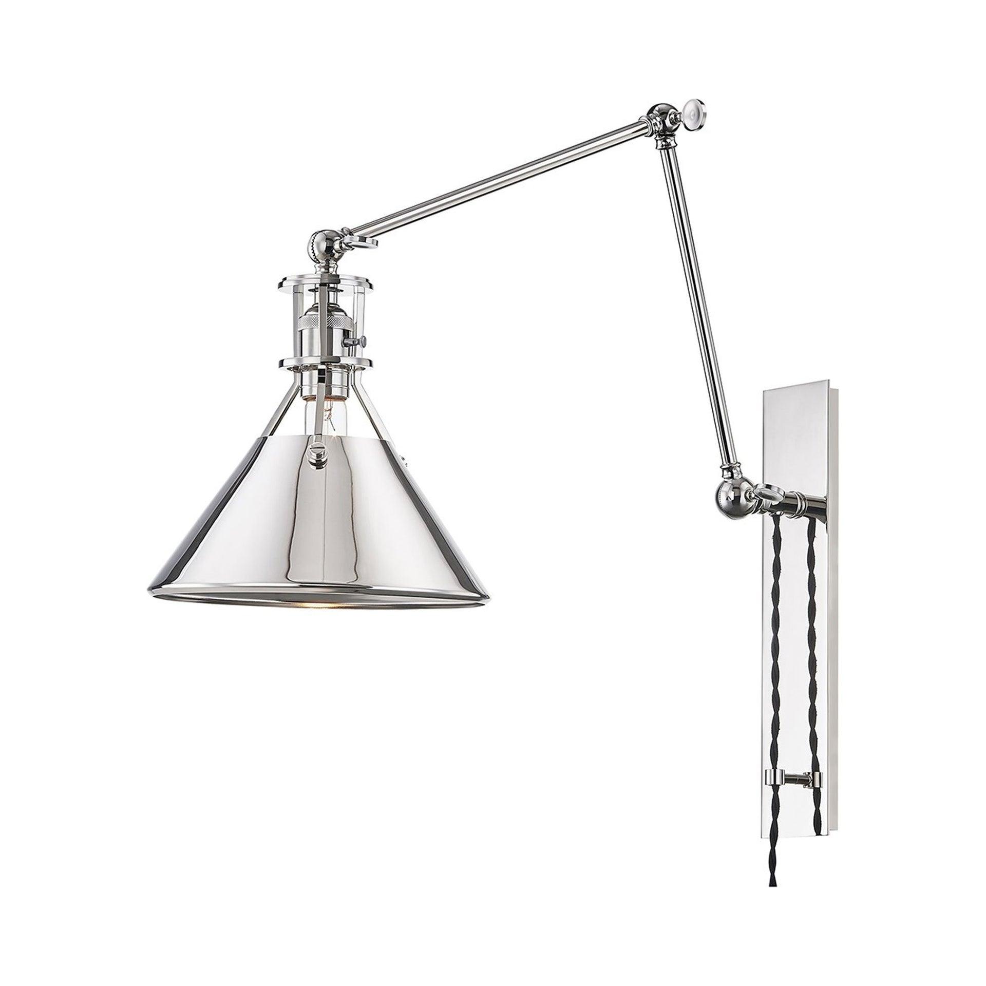 Metal No. 2 Plug-in Sconce by Mark D. Sikes