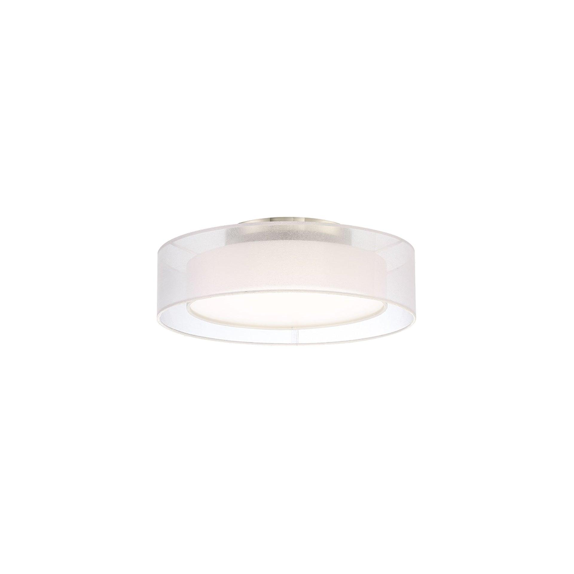 Metropolis Fabric LED Flush Mount