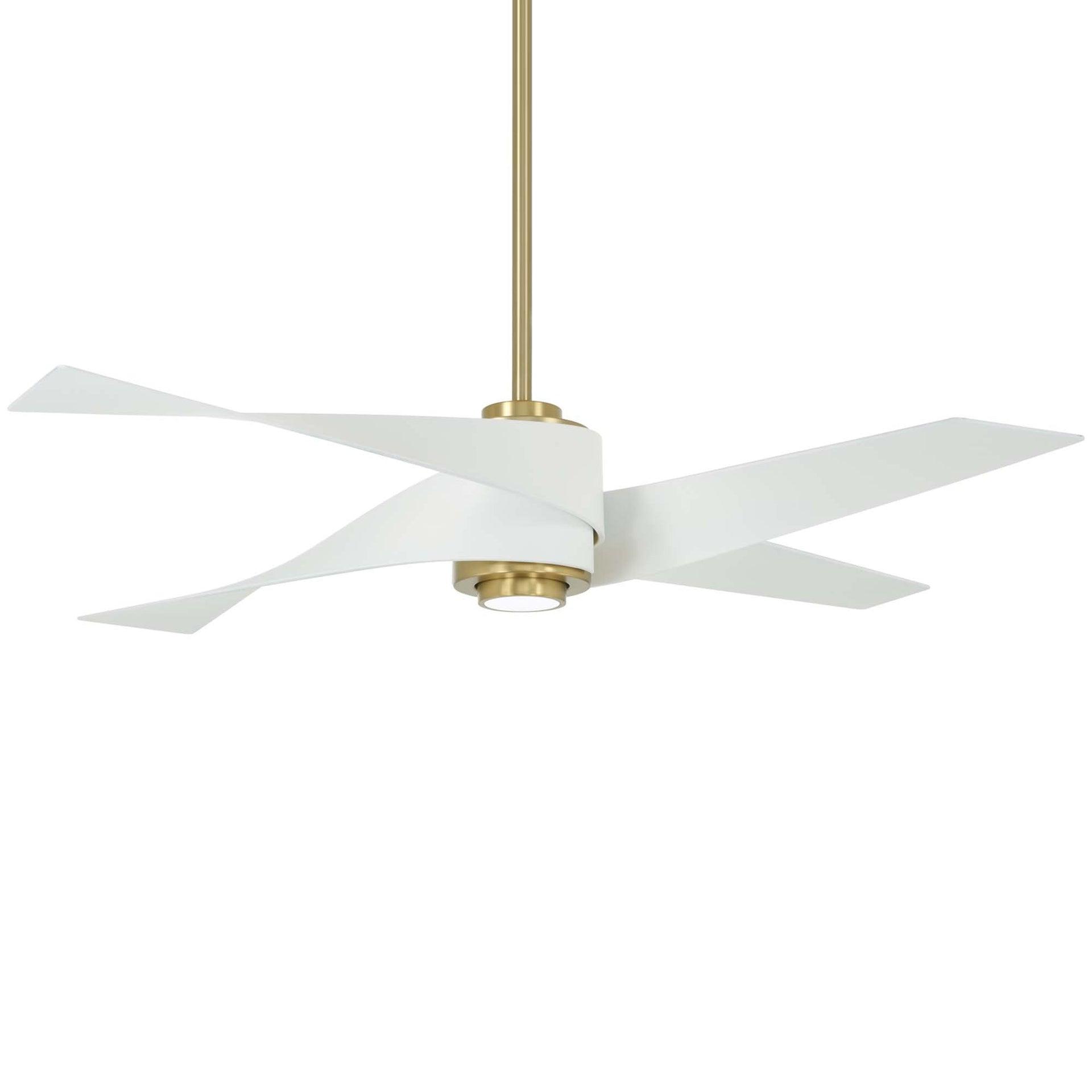 Minka Aire 60" 4 - Blade LED Standard Ceiling Fan with Remote Control and Light Kit Included
