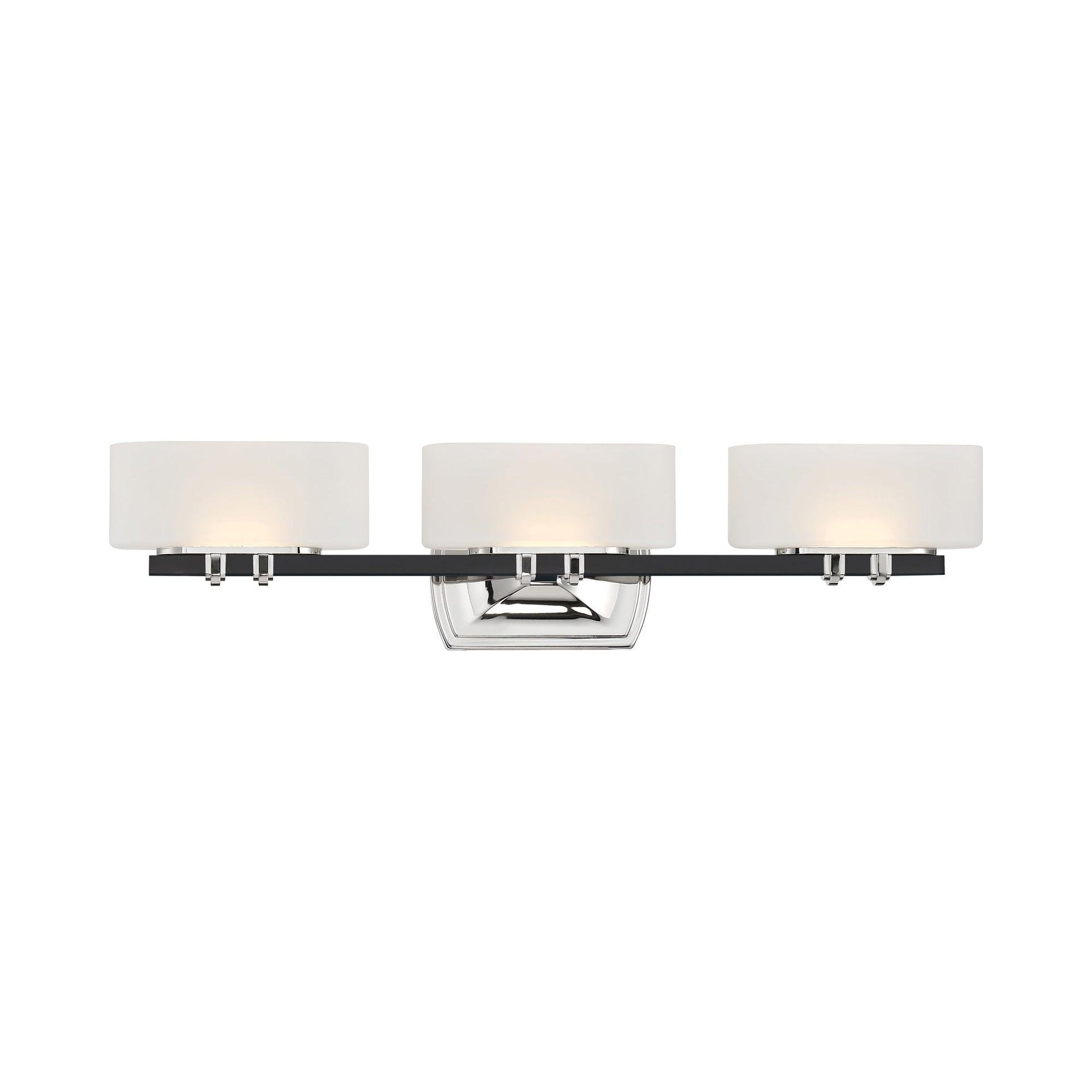 Latitude Run Ferrao Polished Nickel Led Vanity Light