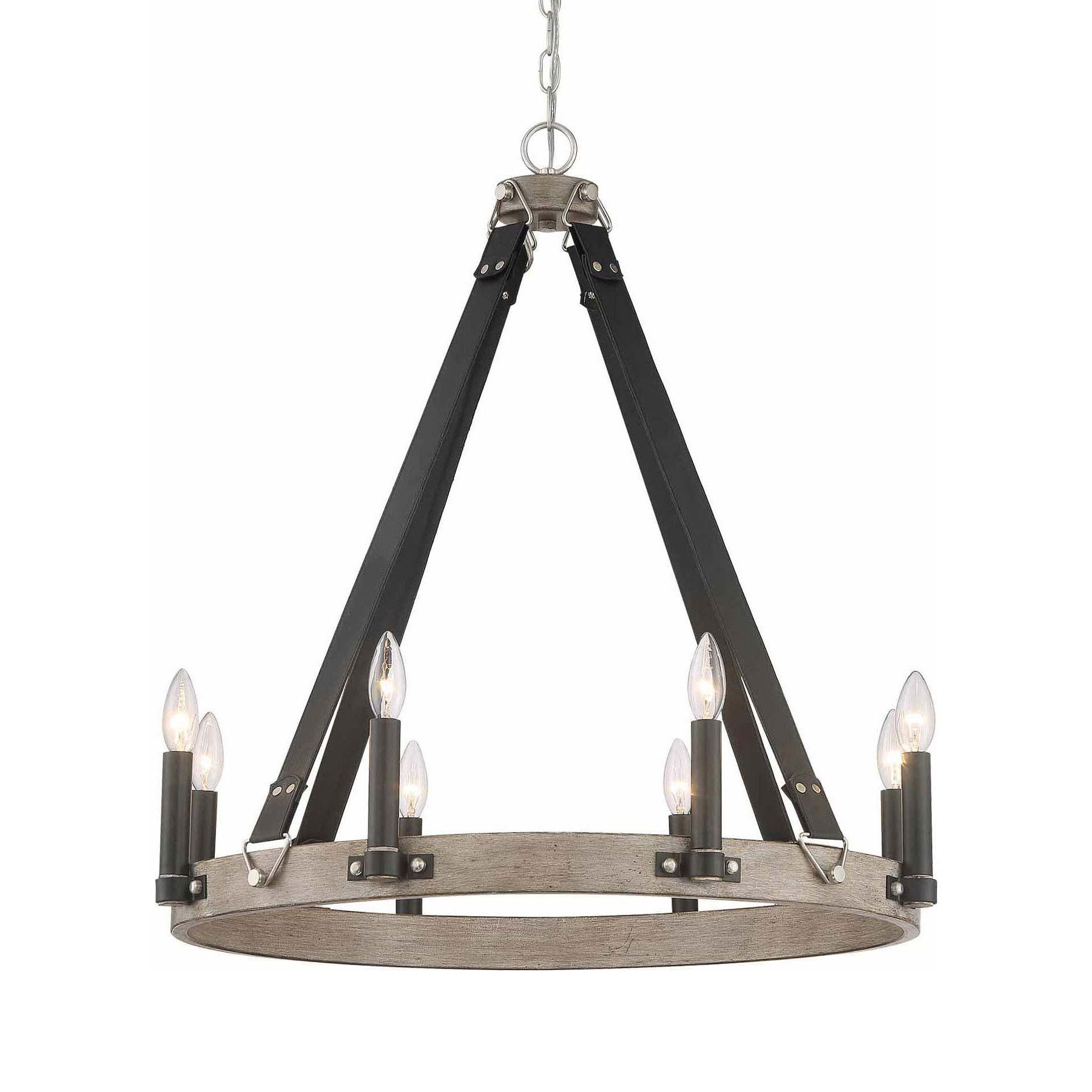 8 Light Chandelier     -Traditional Installation Minka Lavery 3878-693