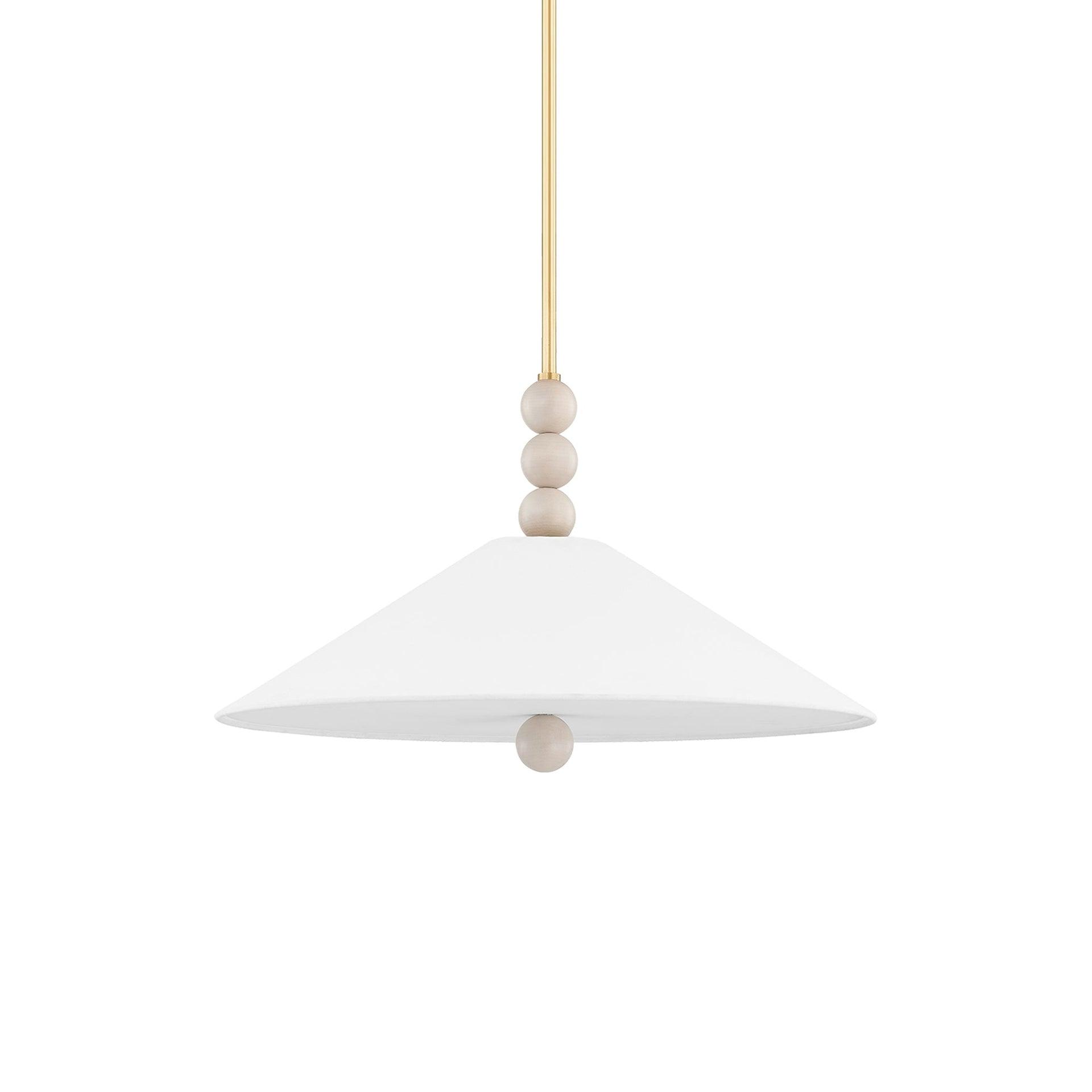 Barbes Pendant Light - White / 22" Dia