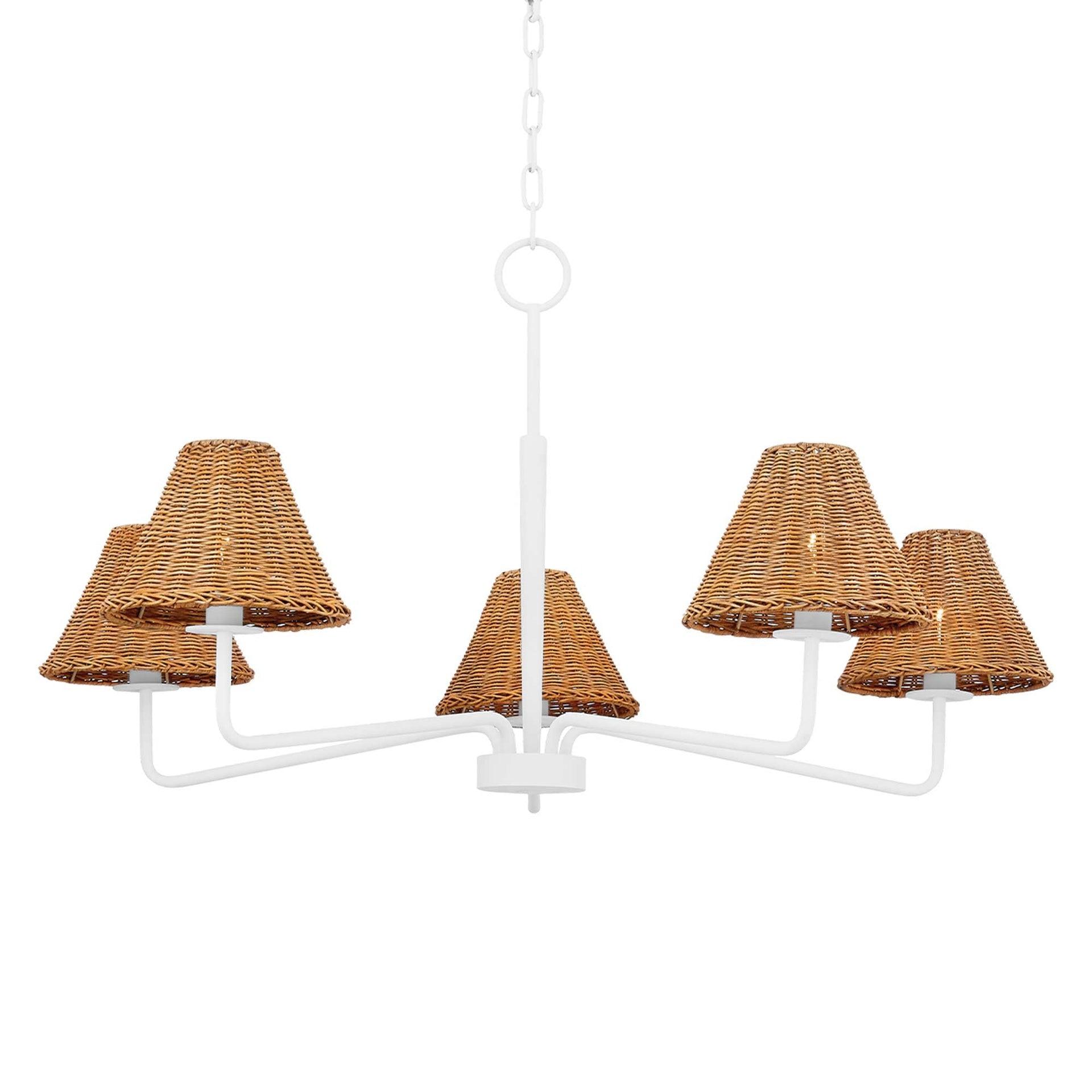 Teressa Chandelier - White / 40" Dia